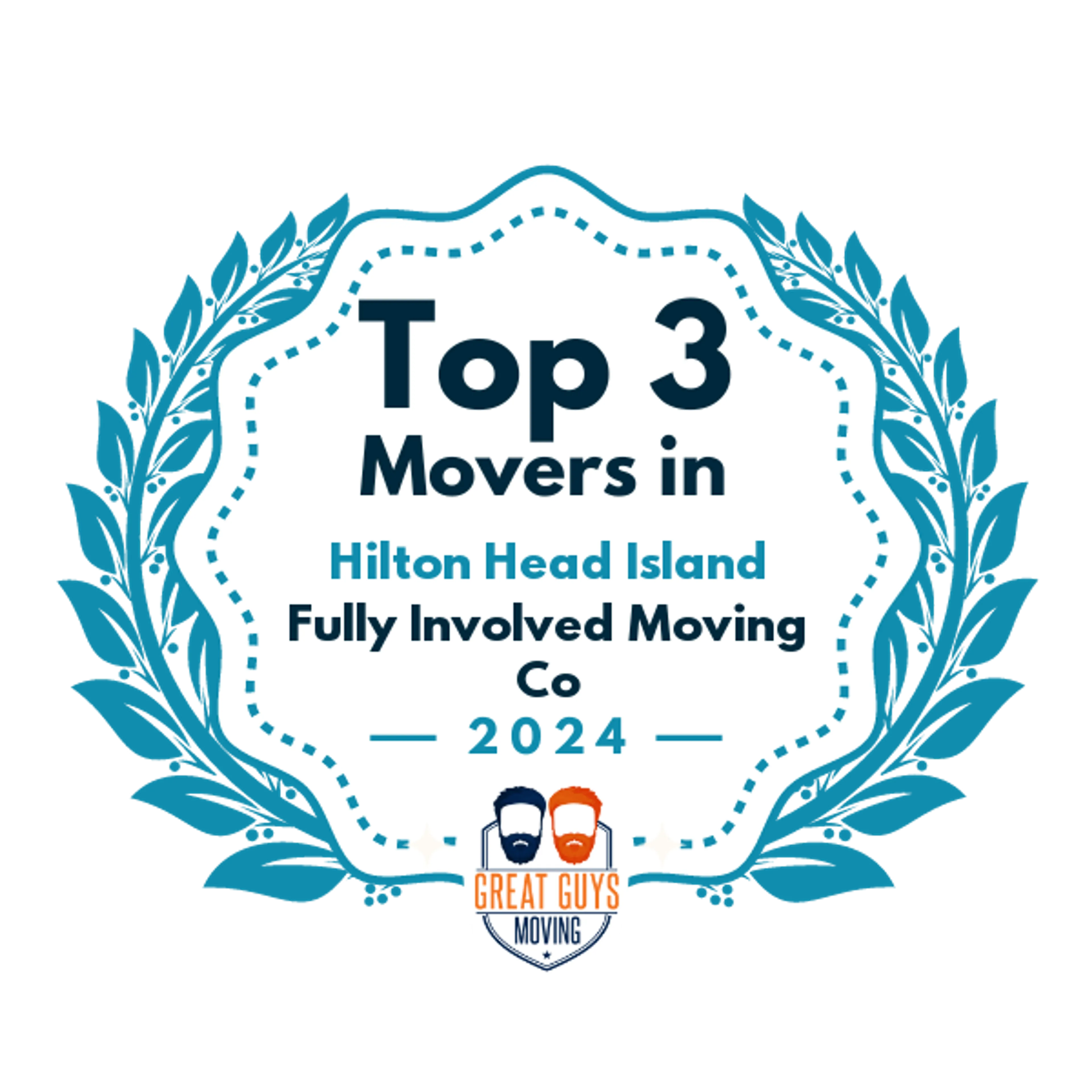 Top 3 Movers in Hilton Head Island, SC 2024 award