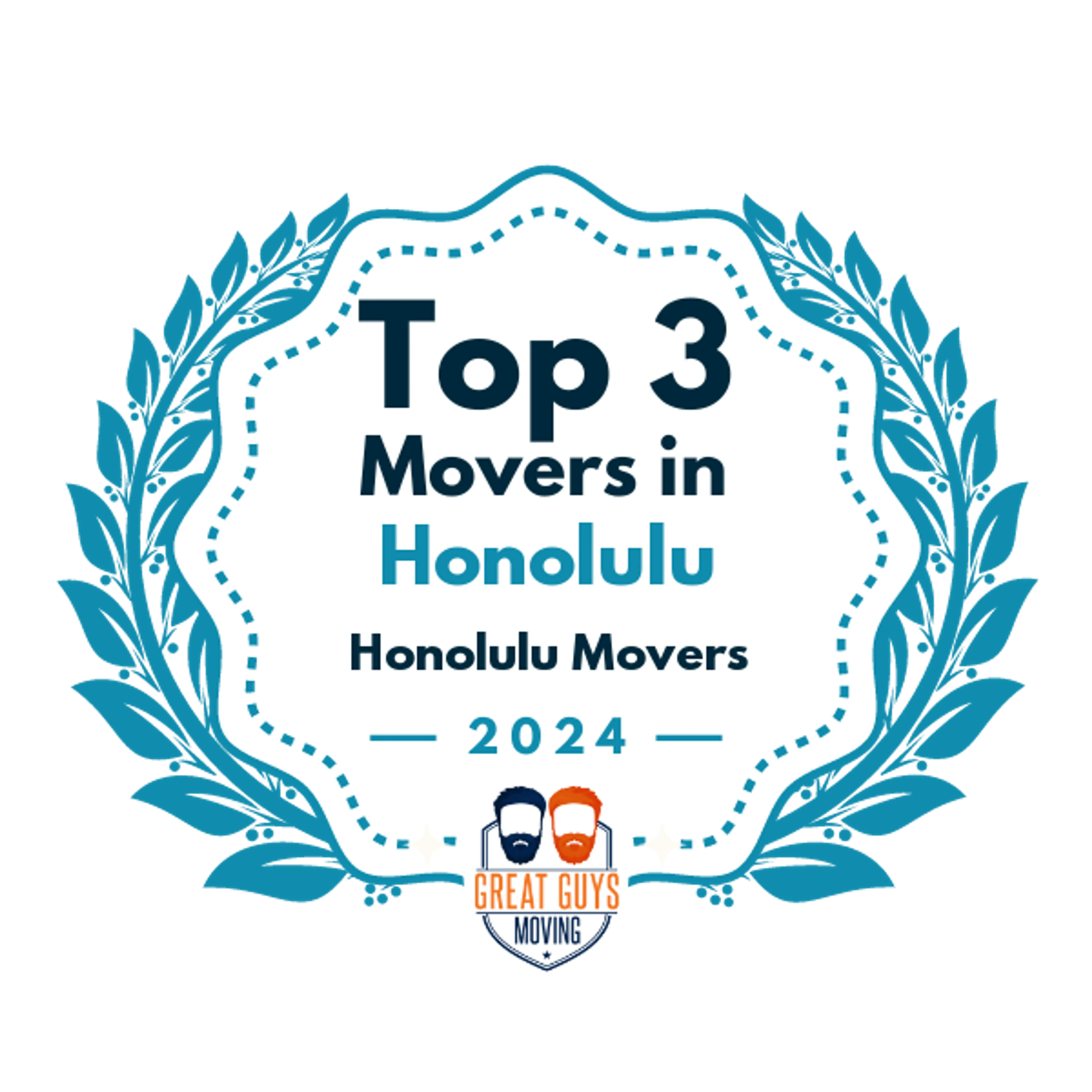 Top 3 Movers in Honolulu, HI 2024 award