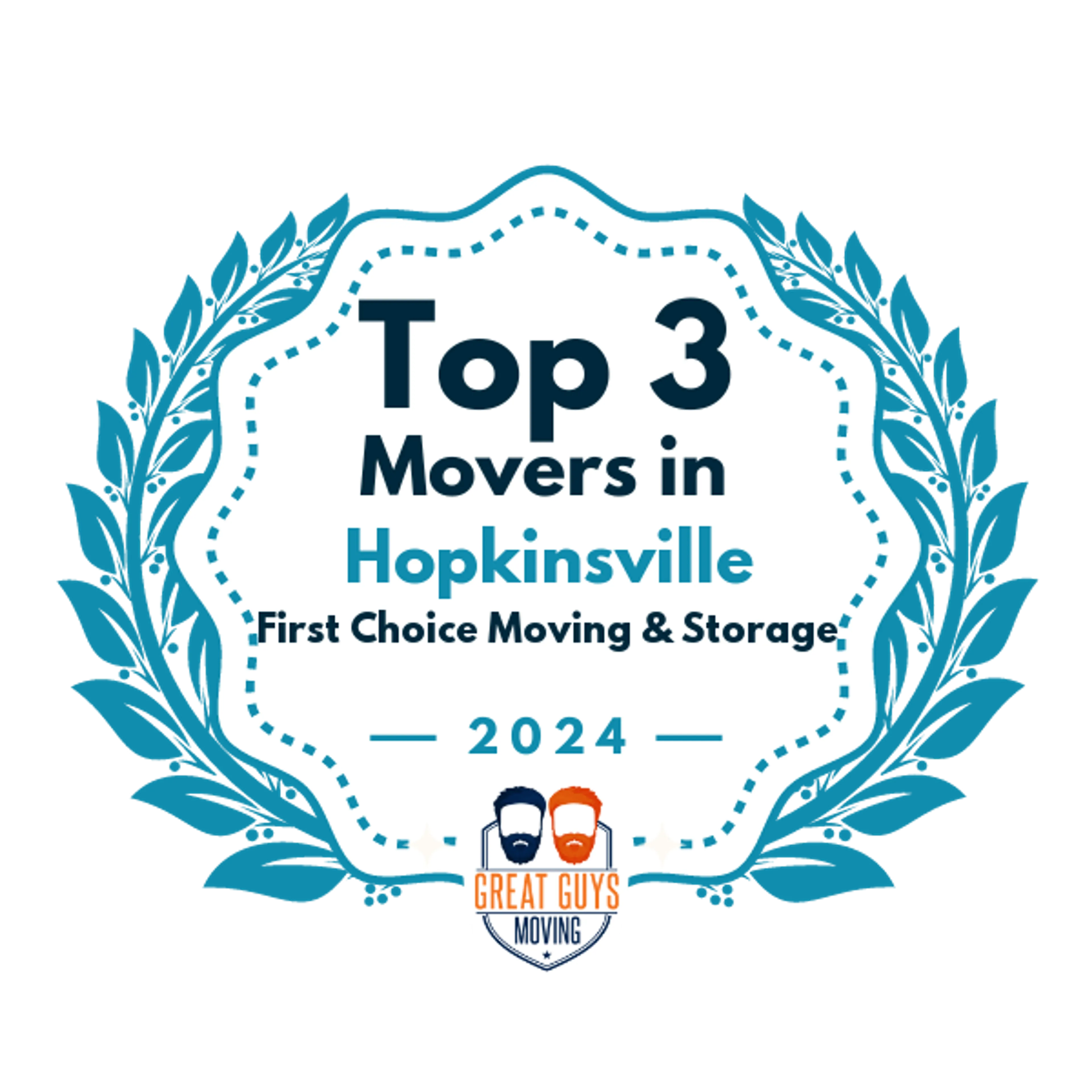 Top 3 Movers in Clarksville, TN 2024 award