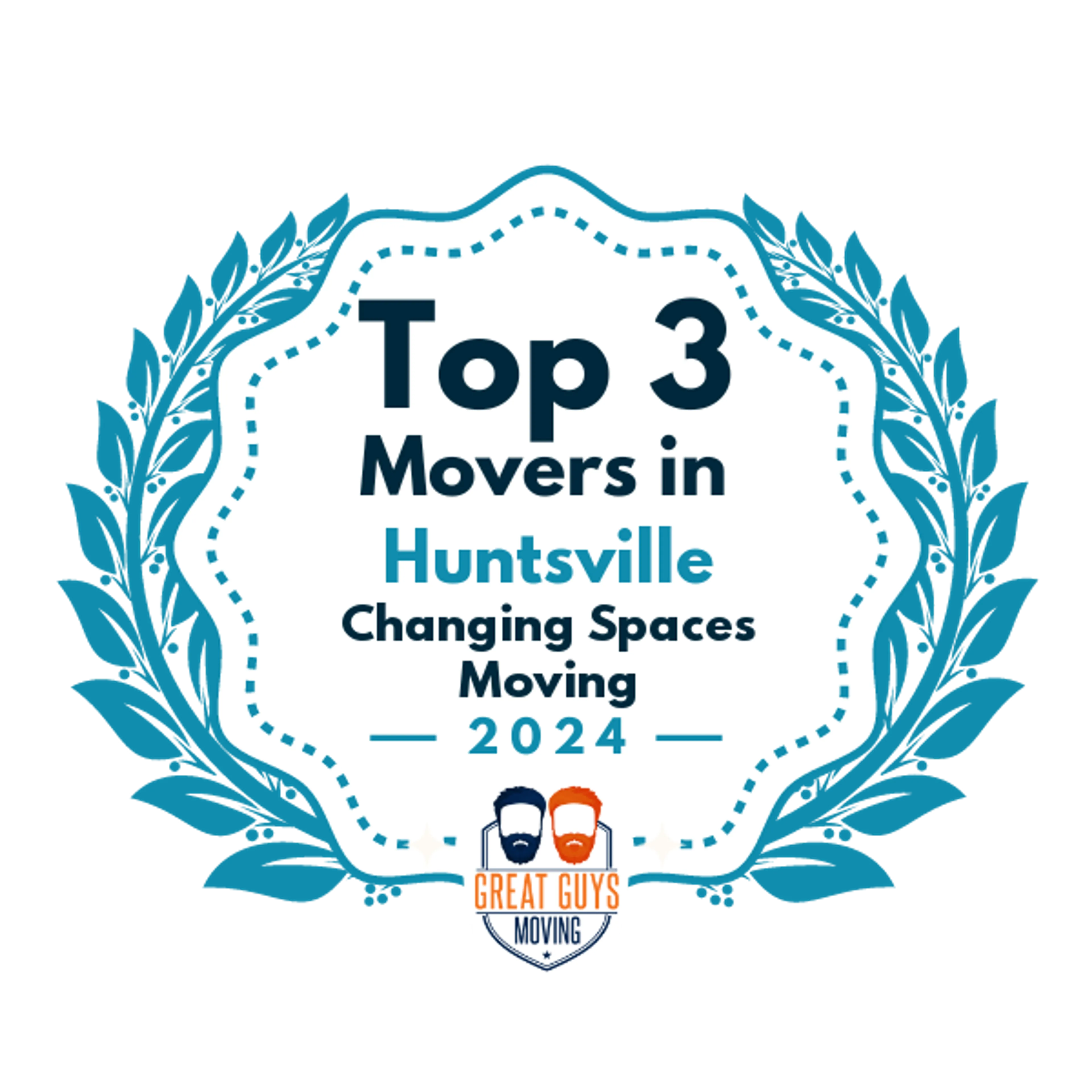 Top 3 Movers in Huntsville, AL 2024 award