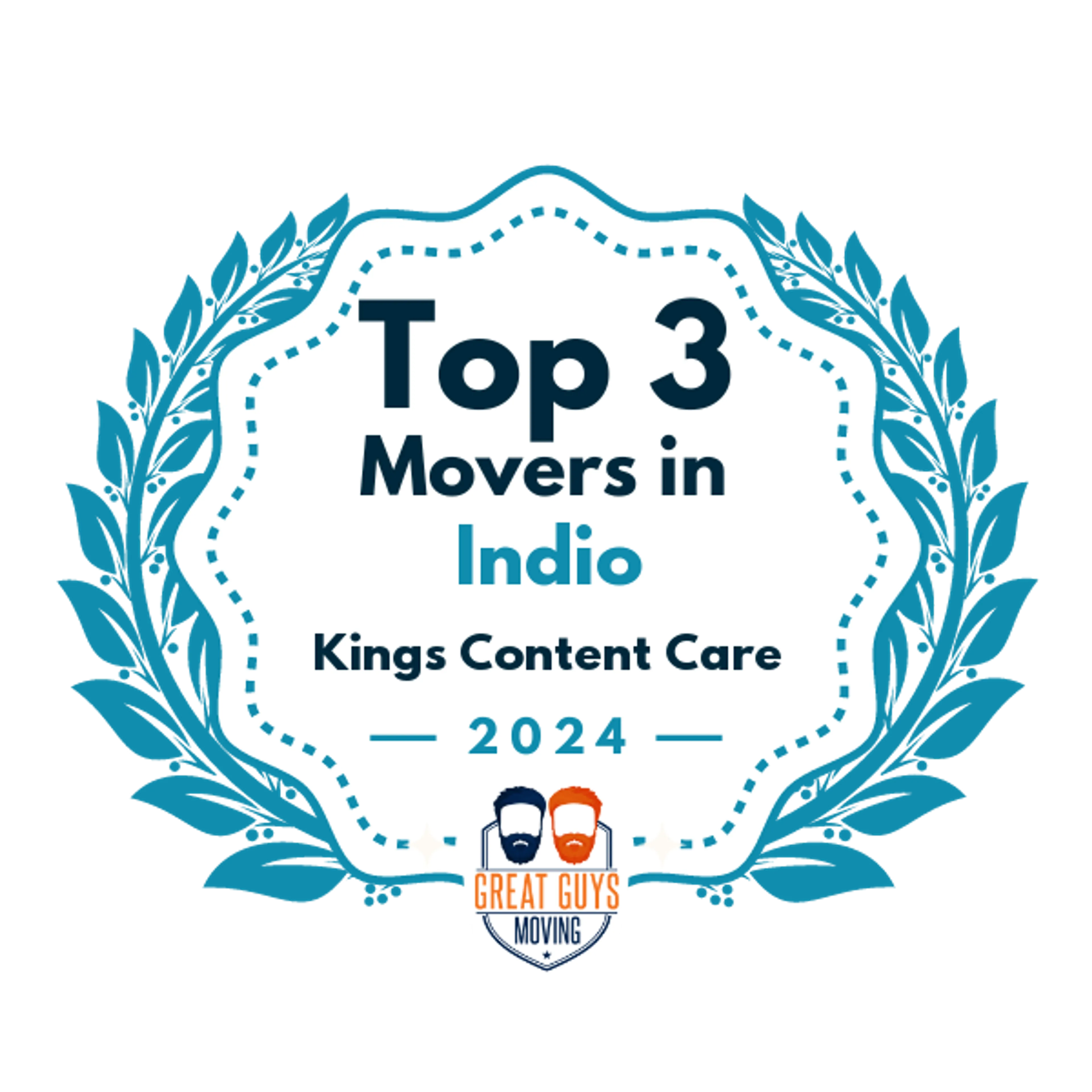 Top 3 Movers in Indio, CA 2024 award