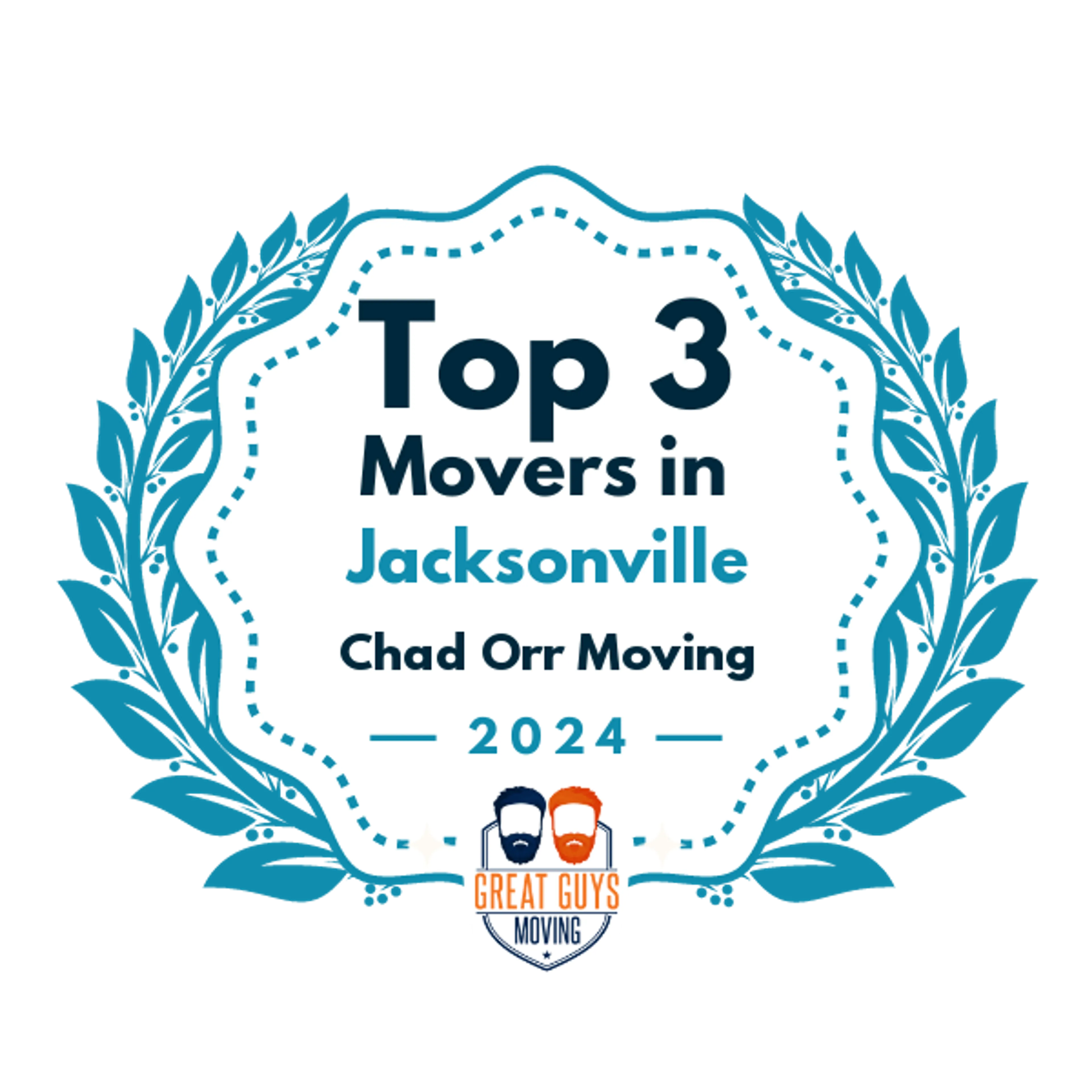 Top 3 Movers in Jacksonville, FL 2024 award