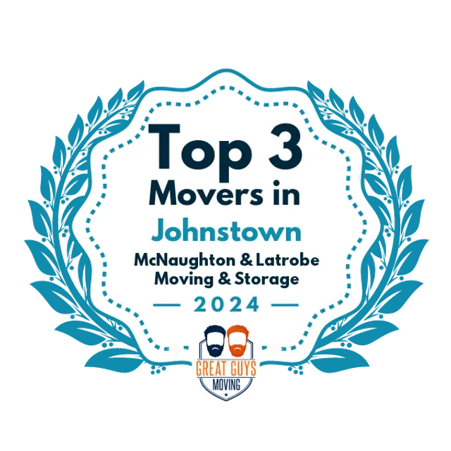 Top 3 Movers in Johnstown, PA 2024 award