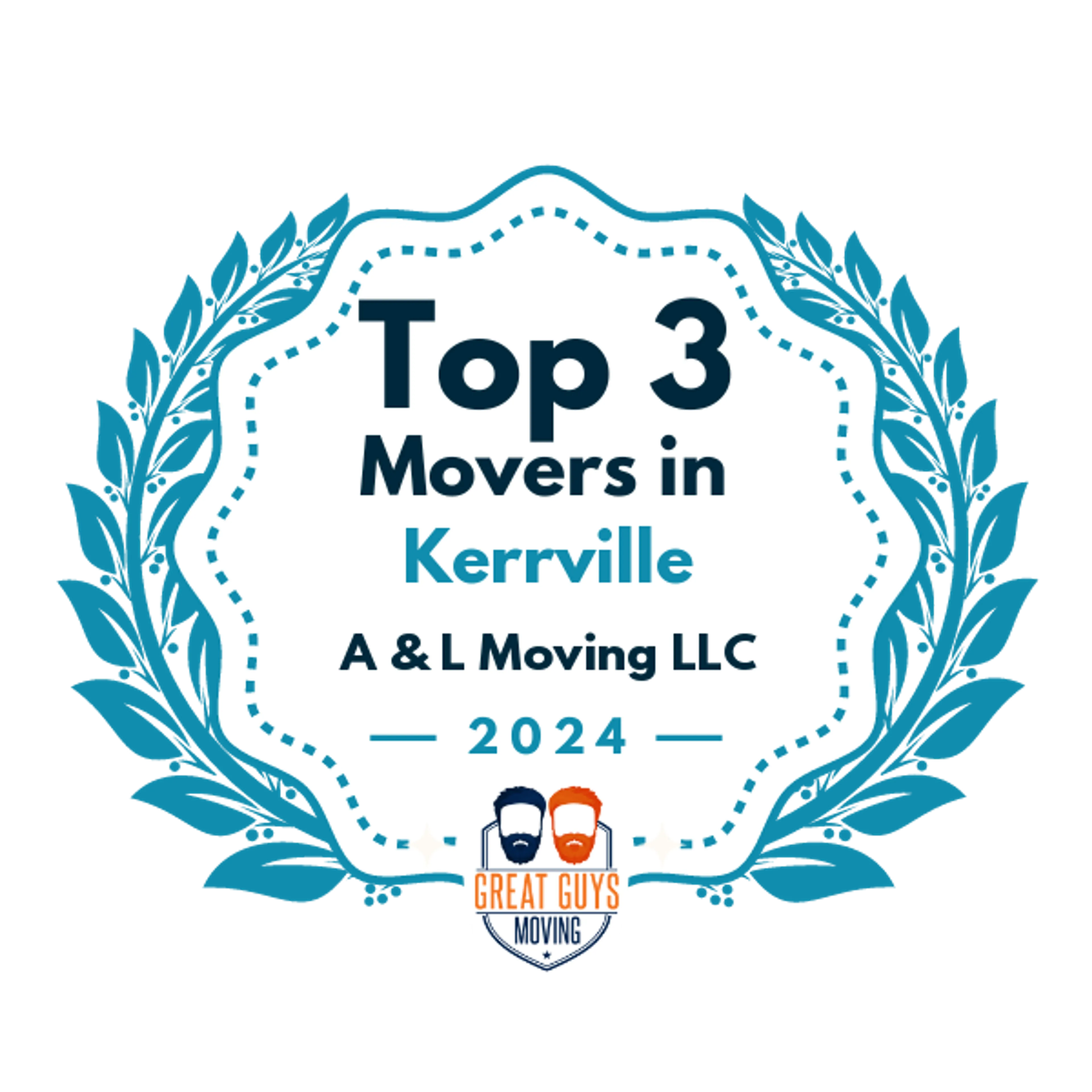 Top 3 Movers in Kerrville, TX 2024 award