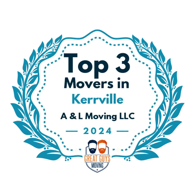 Top 3 Movers in Kerrville, TX 2024 award