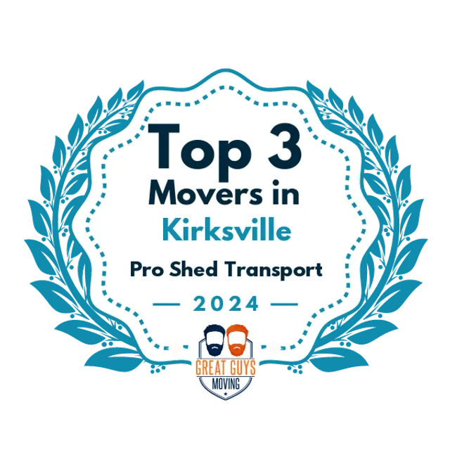 Top 3 Movers in Kirksville, MO 2024 award