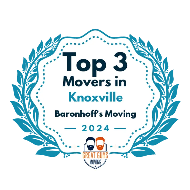 Top 3 Movers in Knoxville, TN 2024 award