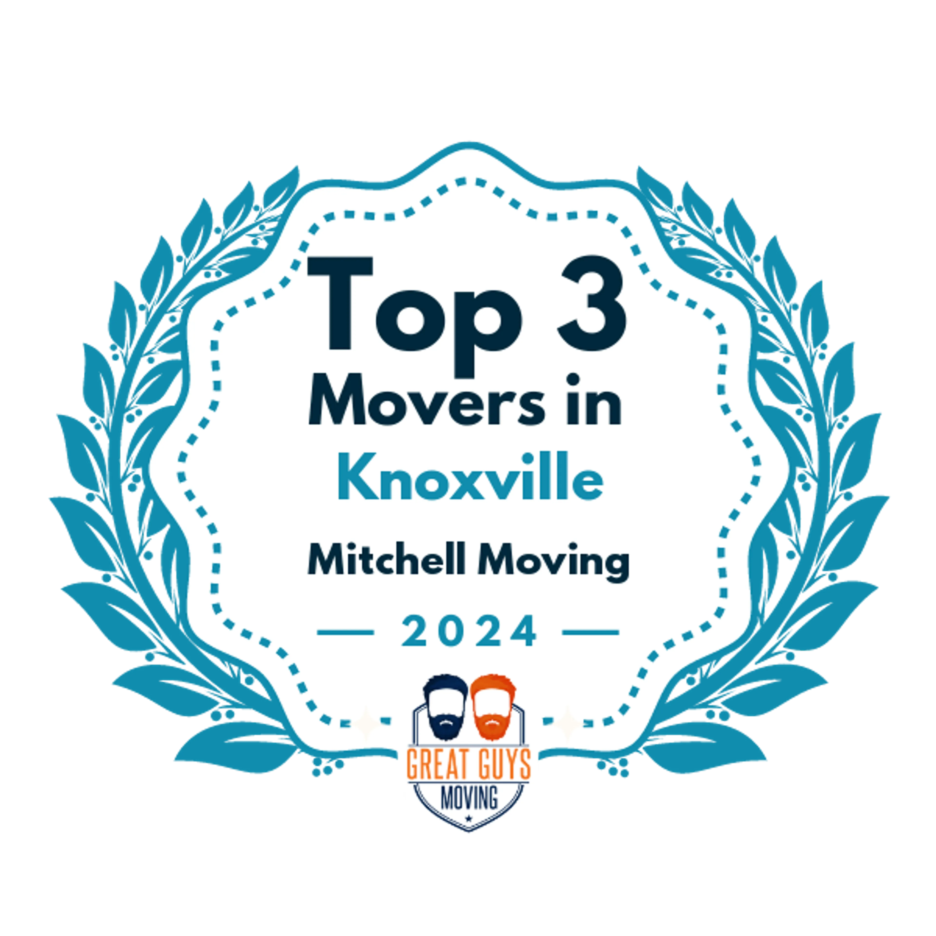 Top 3 Movers in Knoxville, TN 2024 award