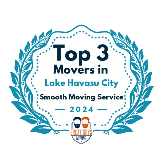 Top 3 Movers in Lake Havasu City, AZ 2024 award