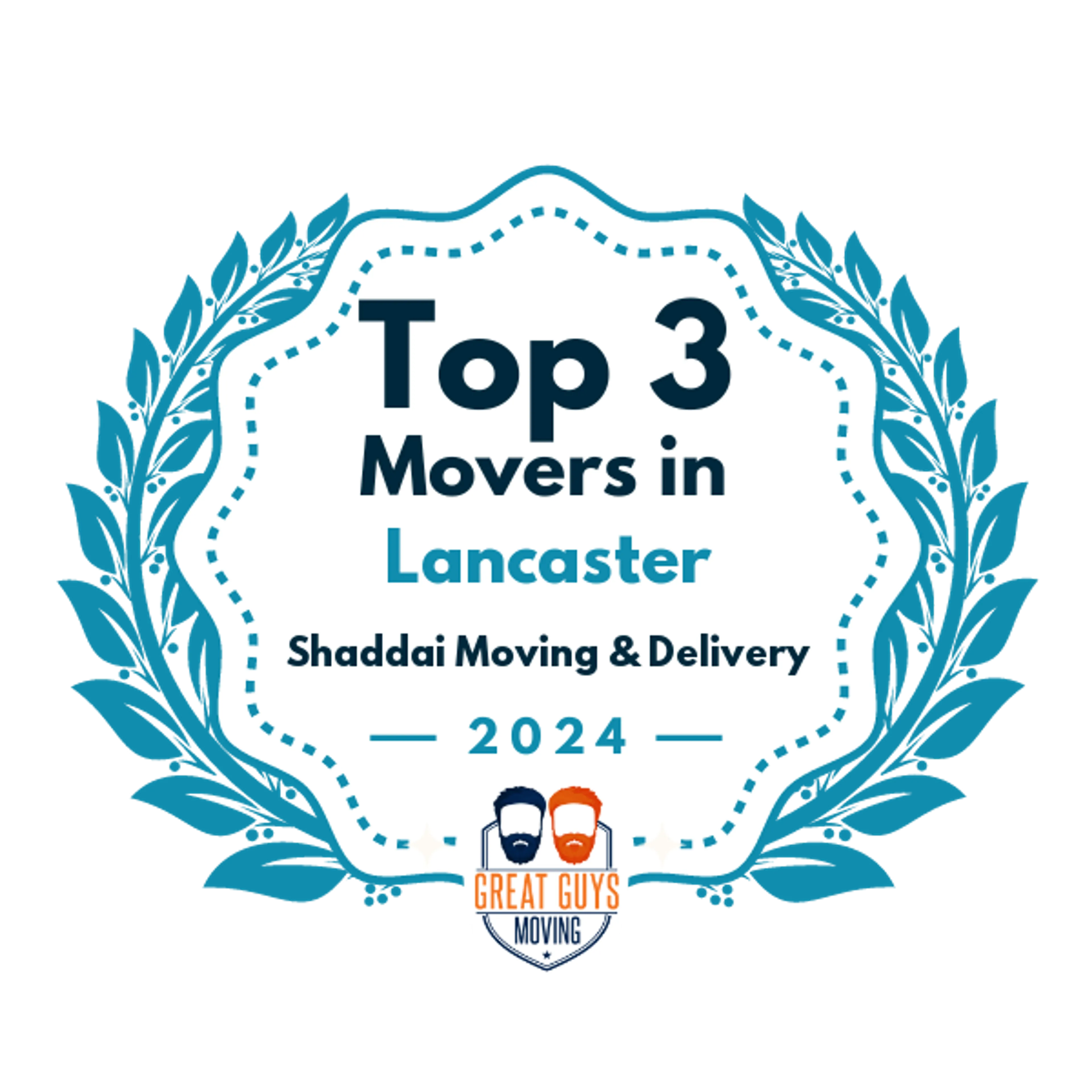 Top 3 Movers in Lancaster, CA 2024 award