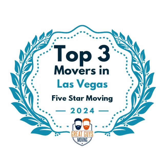 Top 3 Movers in Las Vegas, NV 2024 award