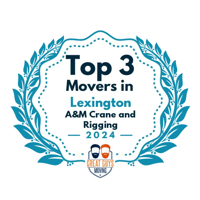 Top 3 Movers in Lexington, NC 2024 award