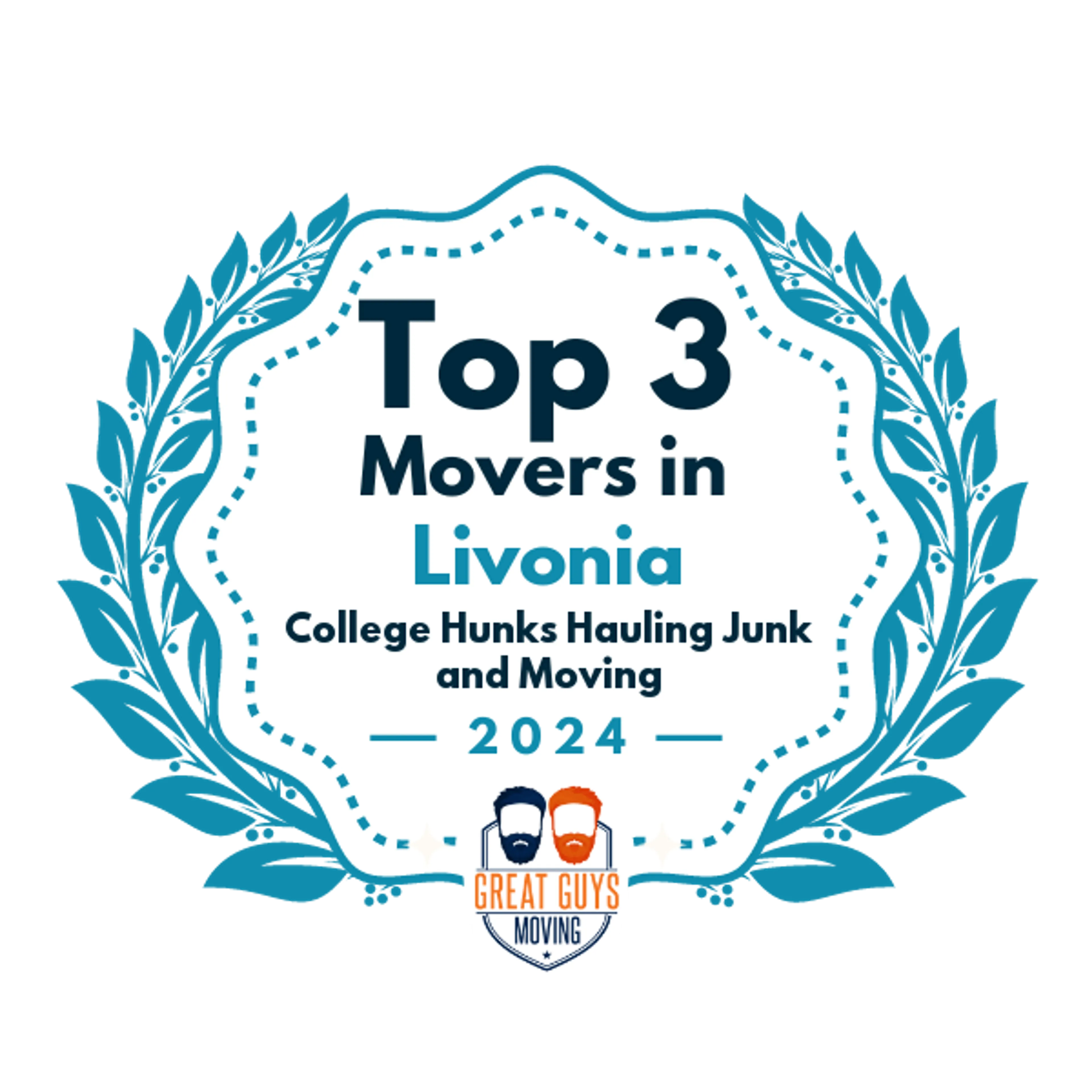 Top 3 Movers in Dearborn, MI 2024 award