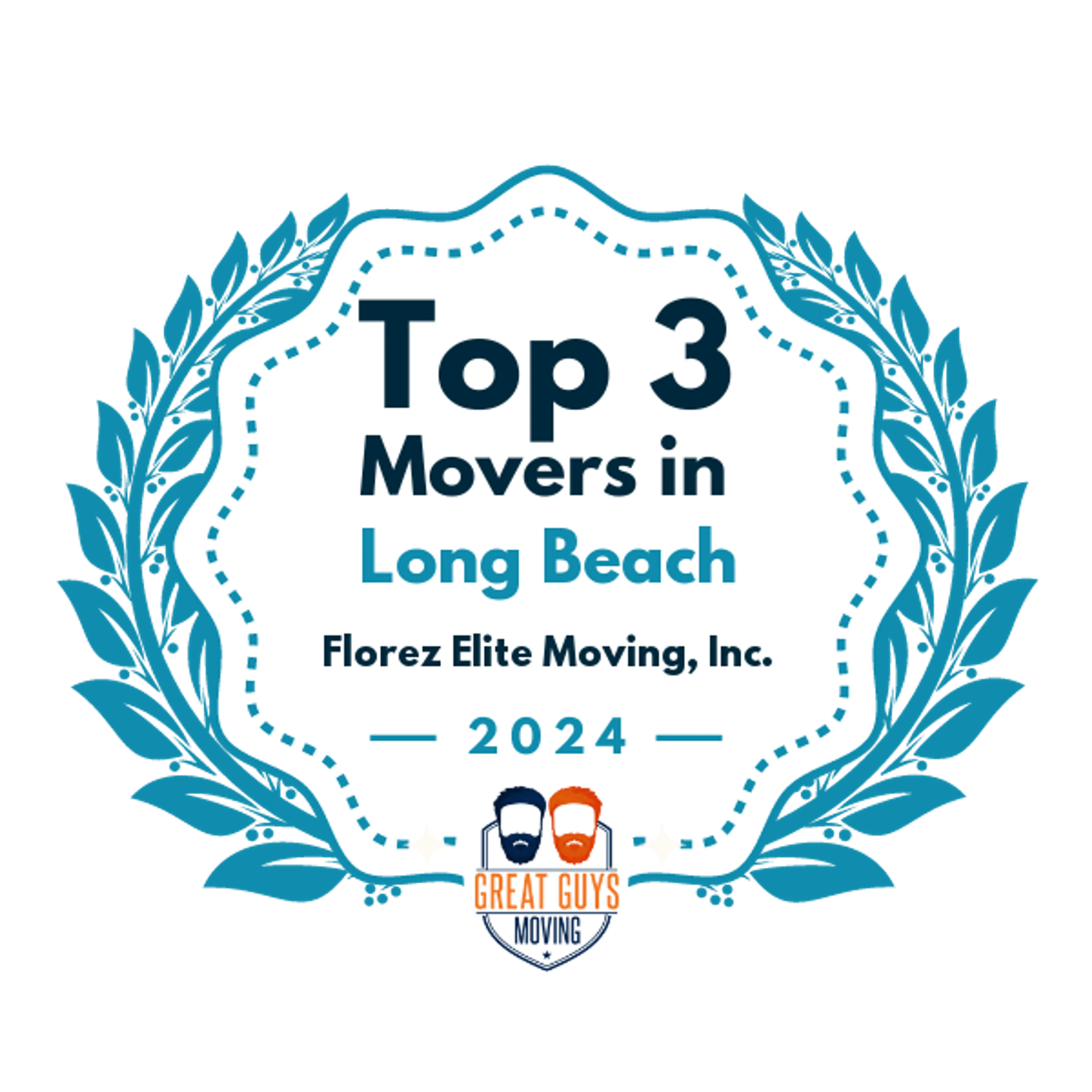 Top 3 Movers in Long Beach, CA 2024 award
