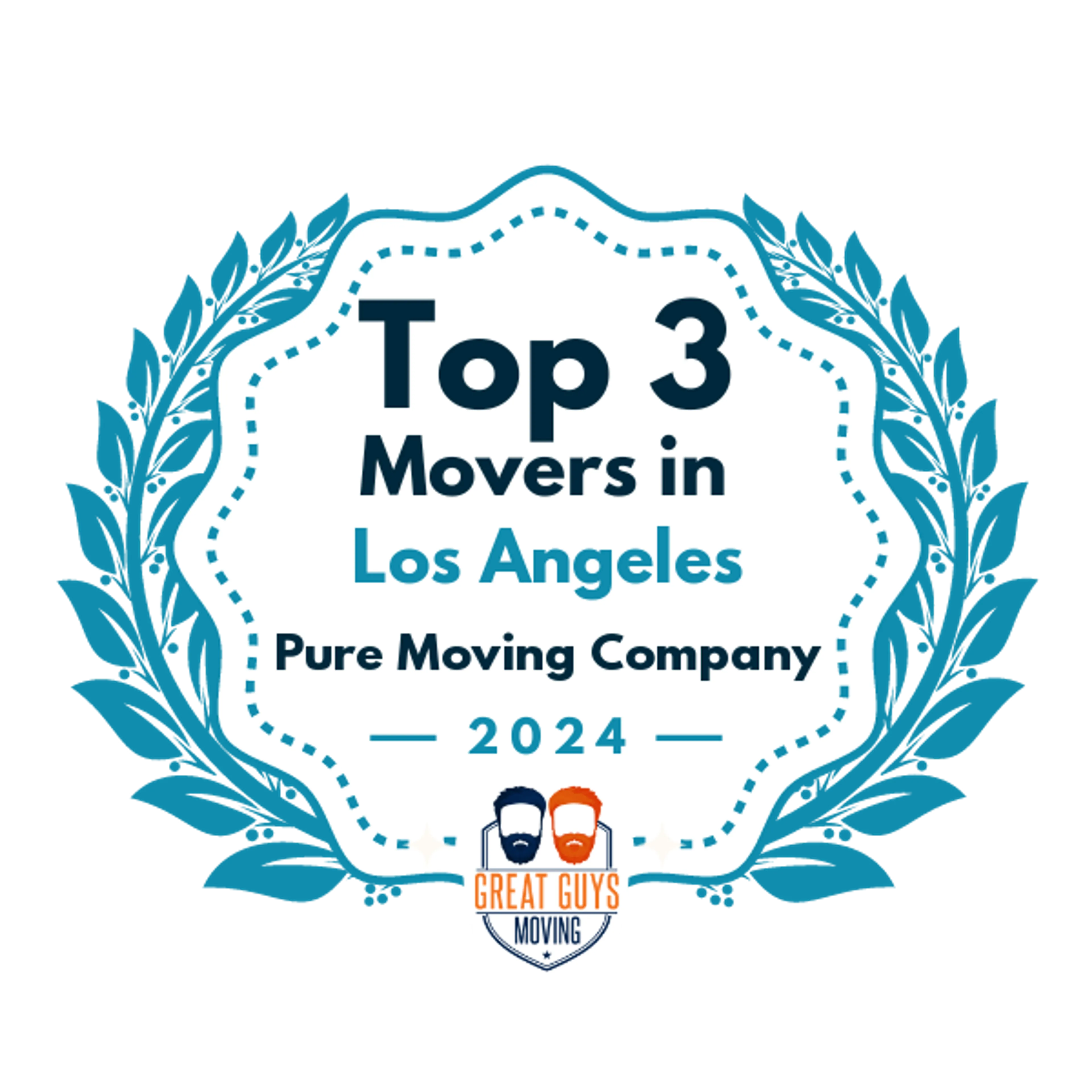 Top 3 Movers in Los Angeles, CA 2024 award