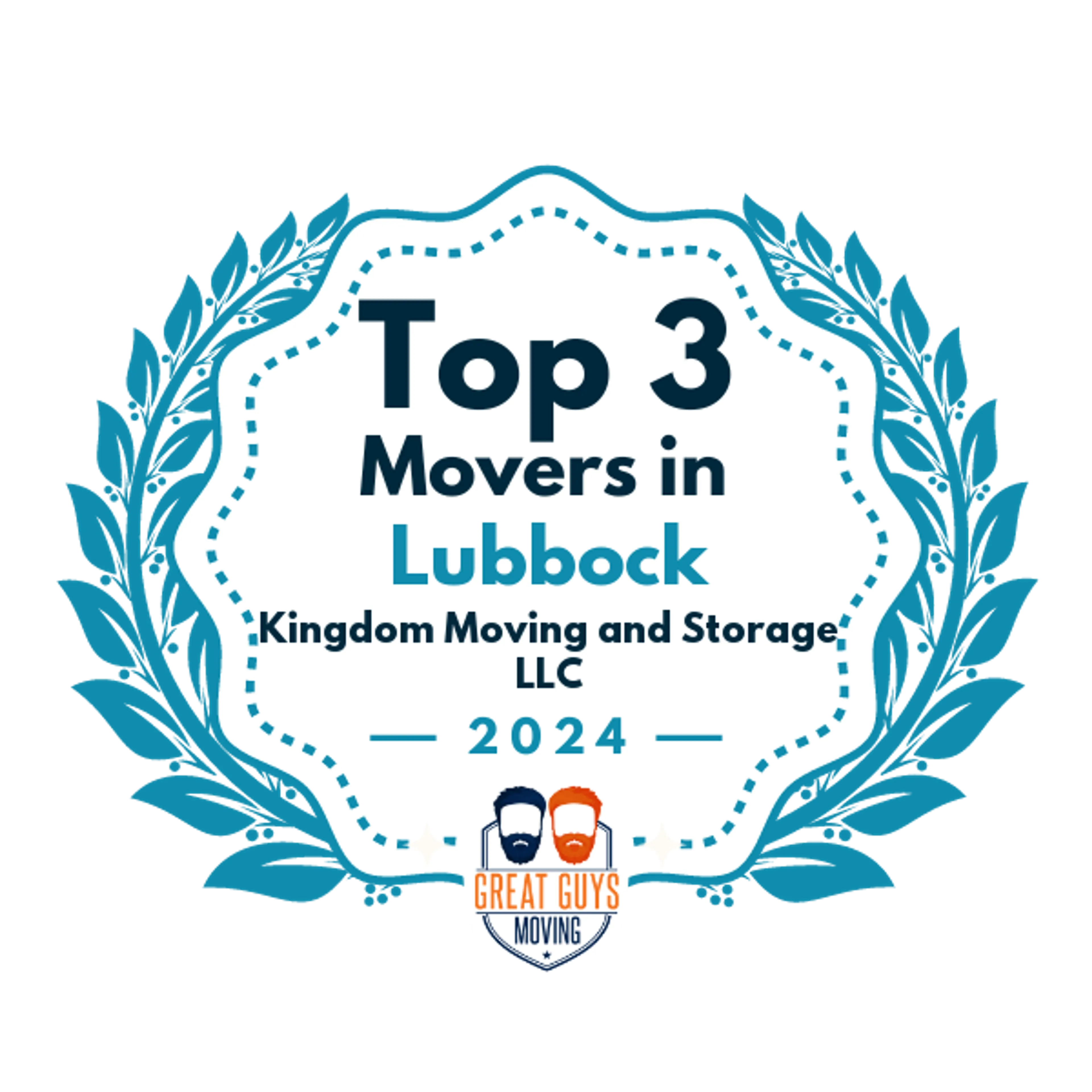 Top 3 Movers in Lubbock, TX 2024 award