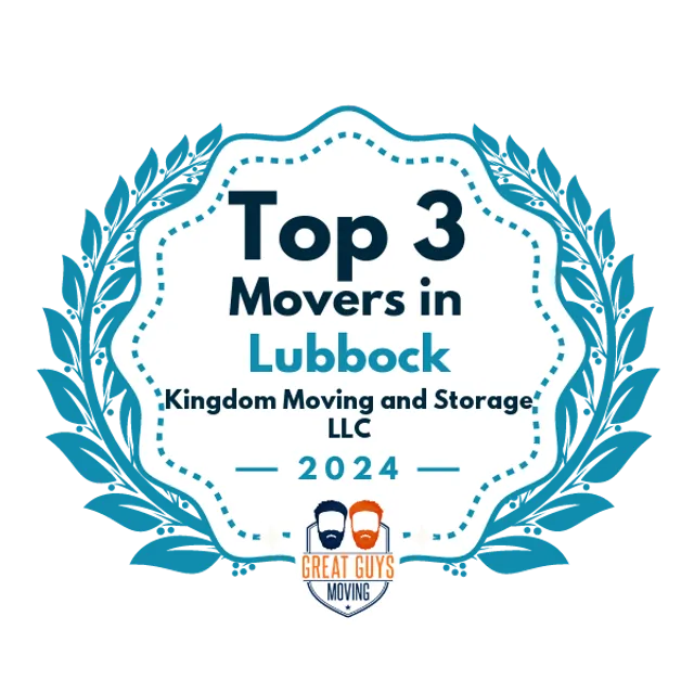 Top 3 Movers in Lubbock, TX 2024 award