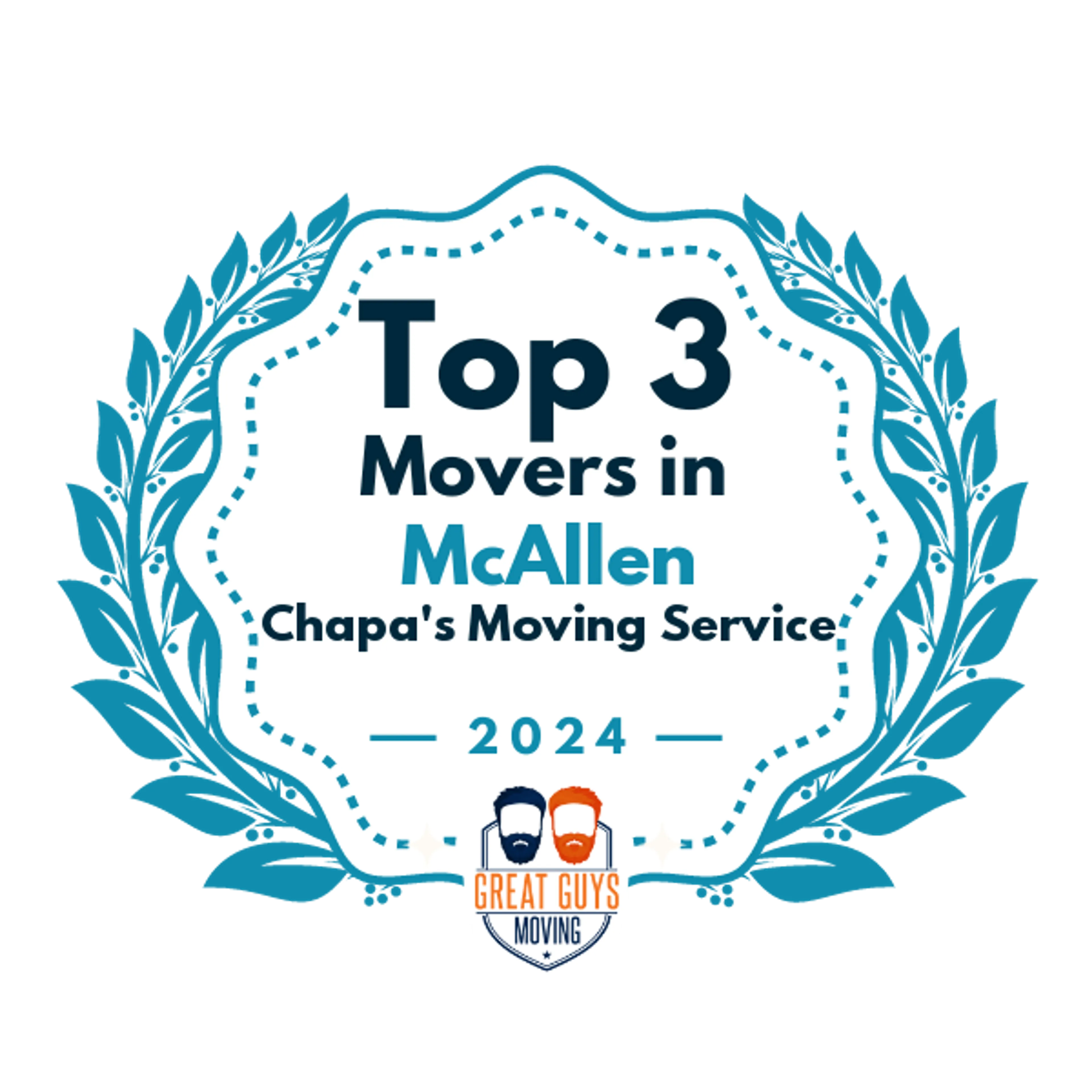 Top 3 Movers in McAllen, TX 2024 award