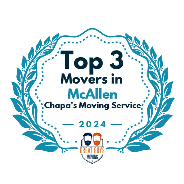 Top 3 Movers in McAllen, TX 2024 award