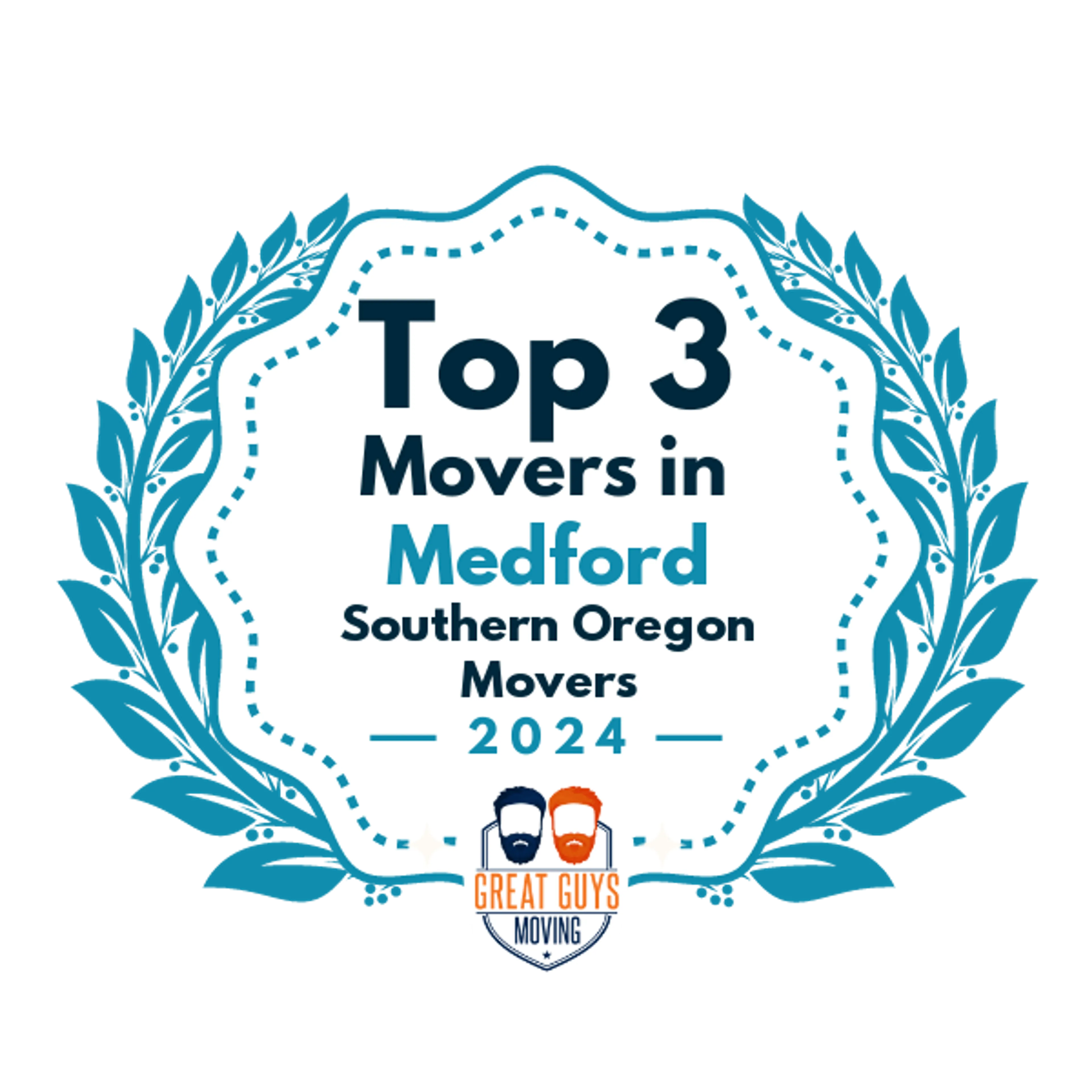 Top 3 Movers in Medford, OR 2024 award
