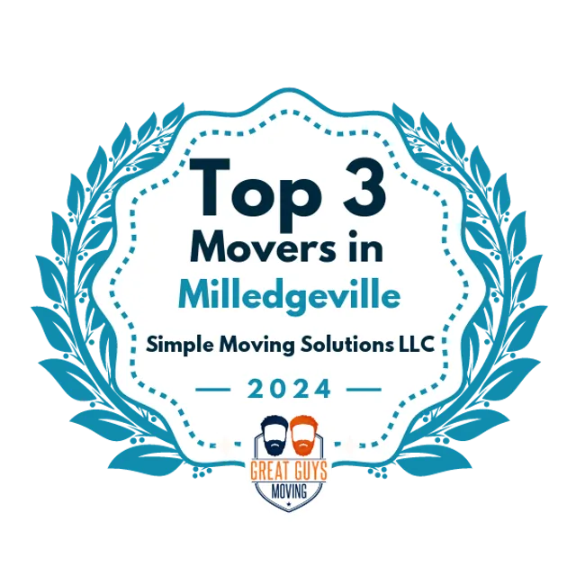 Top 3 Movers in Milledgeville, GA 2024 award