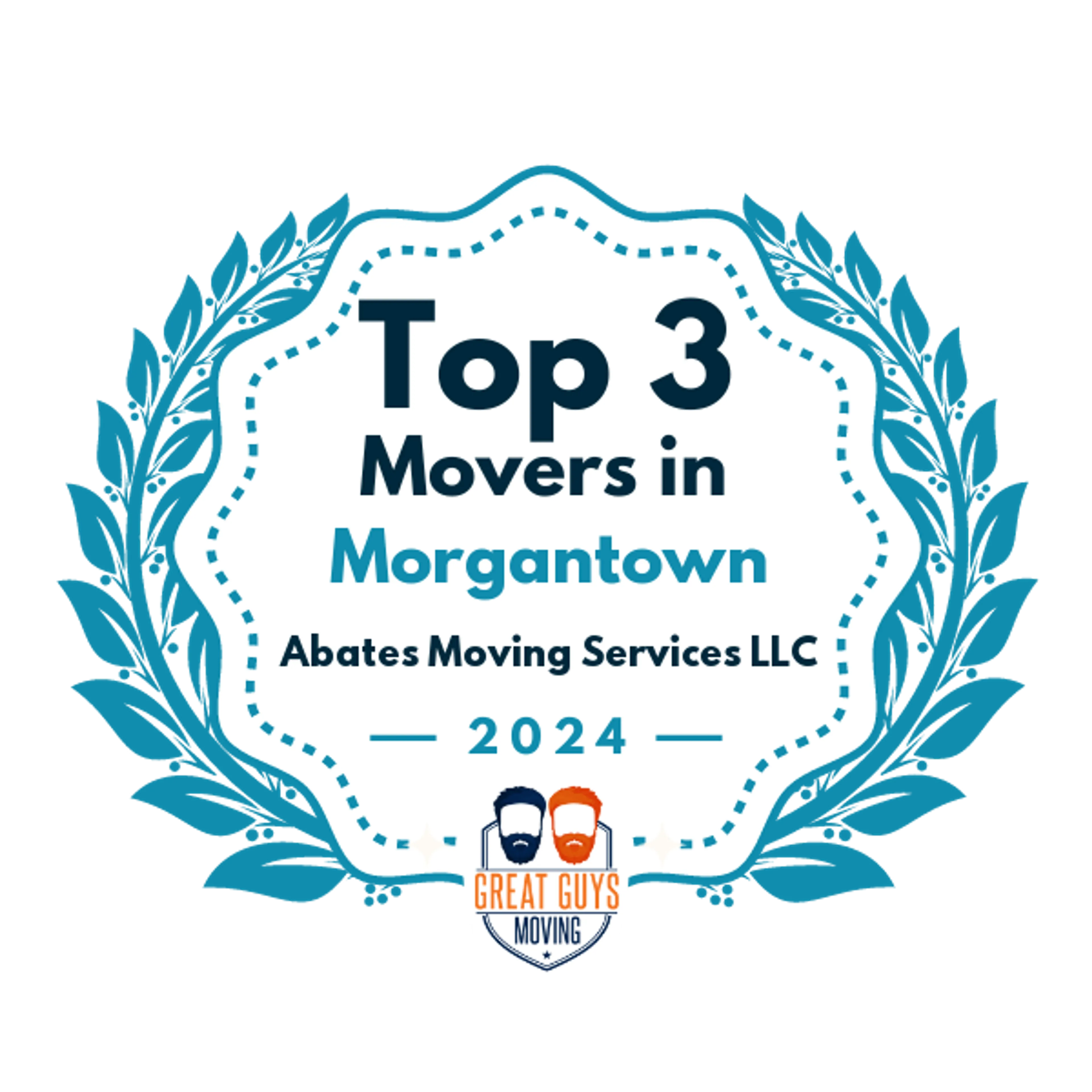 Top 3 Movers in Morgantown, WV 2024 award