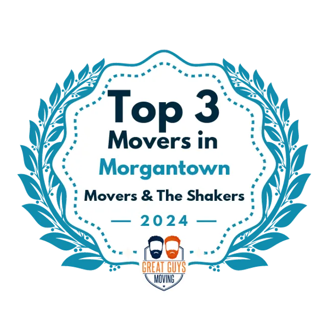 Top 3 Movers in Morgantown, WV 2024 award