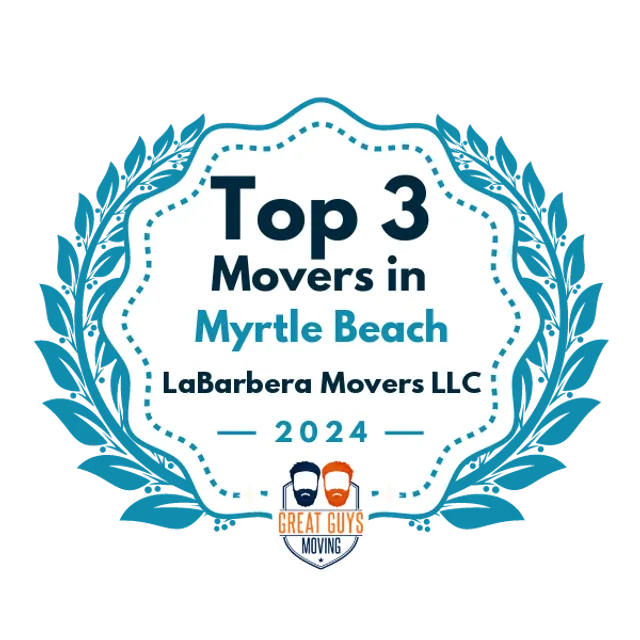 Top 3 Movers in Myrtle Beach, SC 2024 award