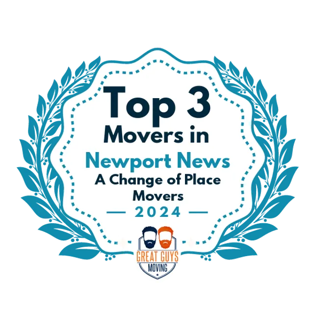 Top 3 Movers in Newport News, VA 2024 award