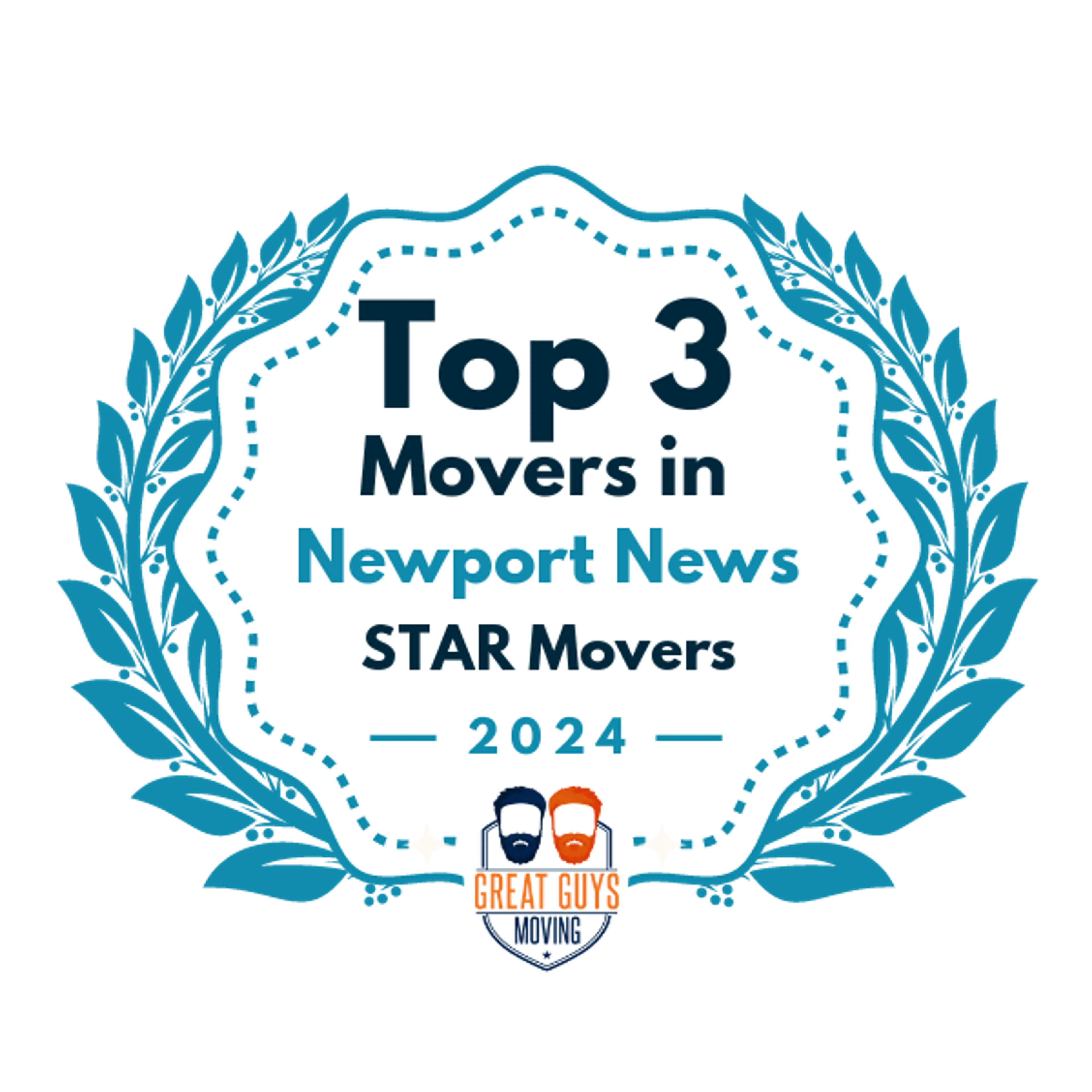 Top 3 Movers in Virginia Beach, VA 2024 award
