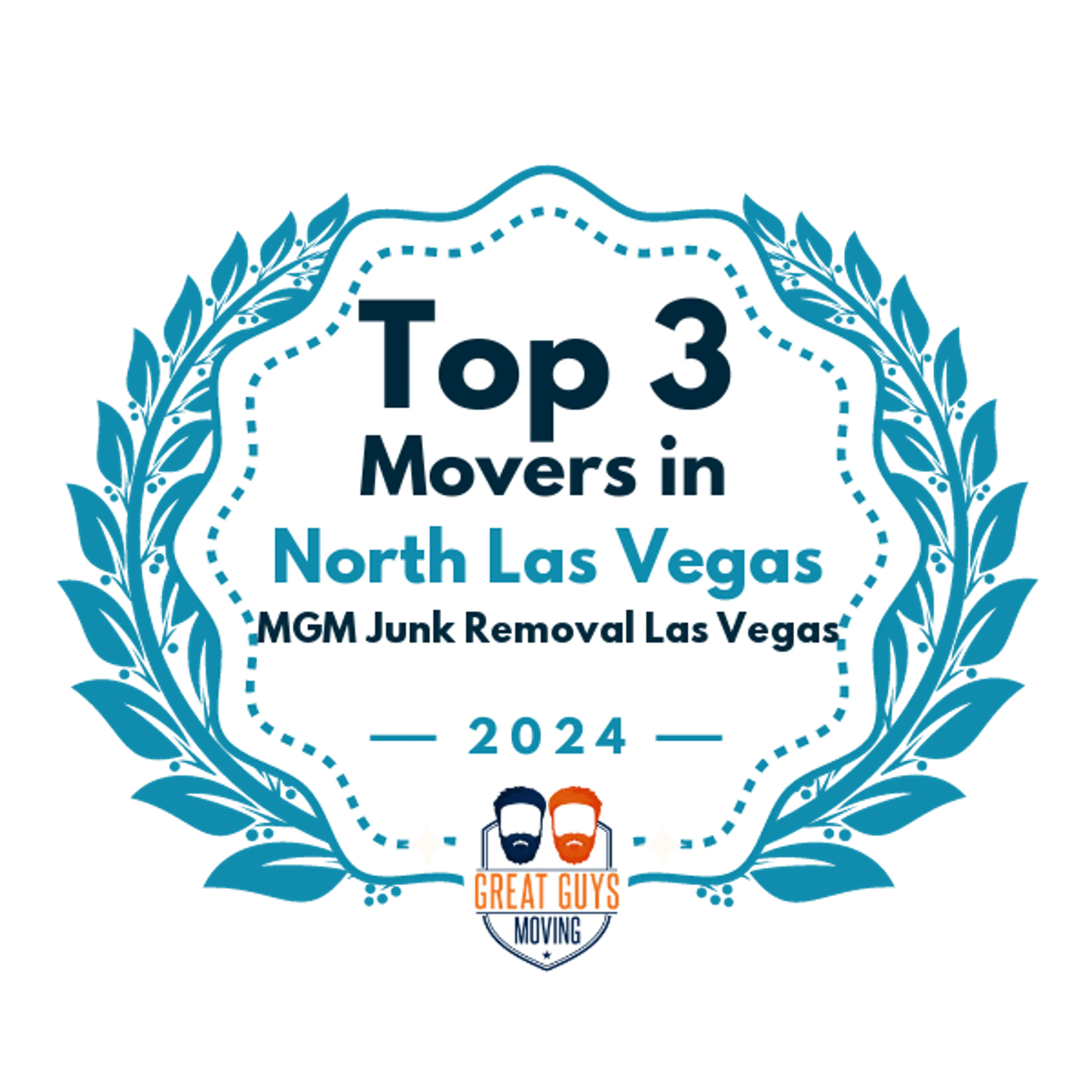 Top 3 Movers in North Las Vegas, NV 2024 award