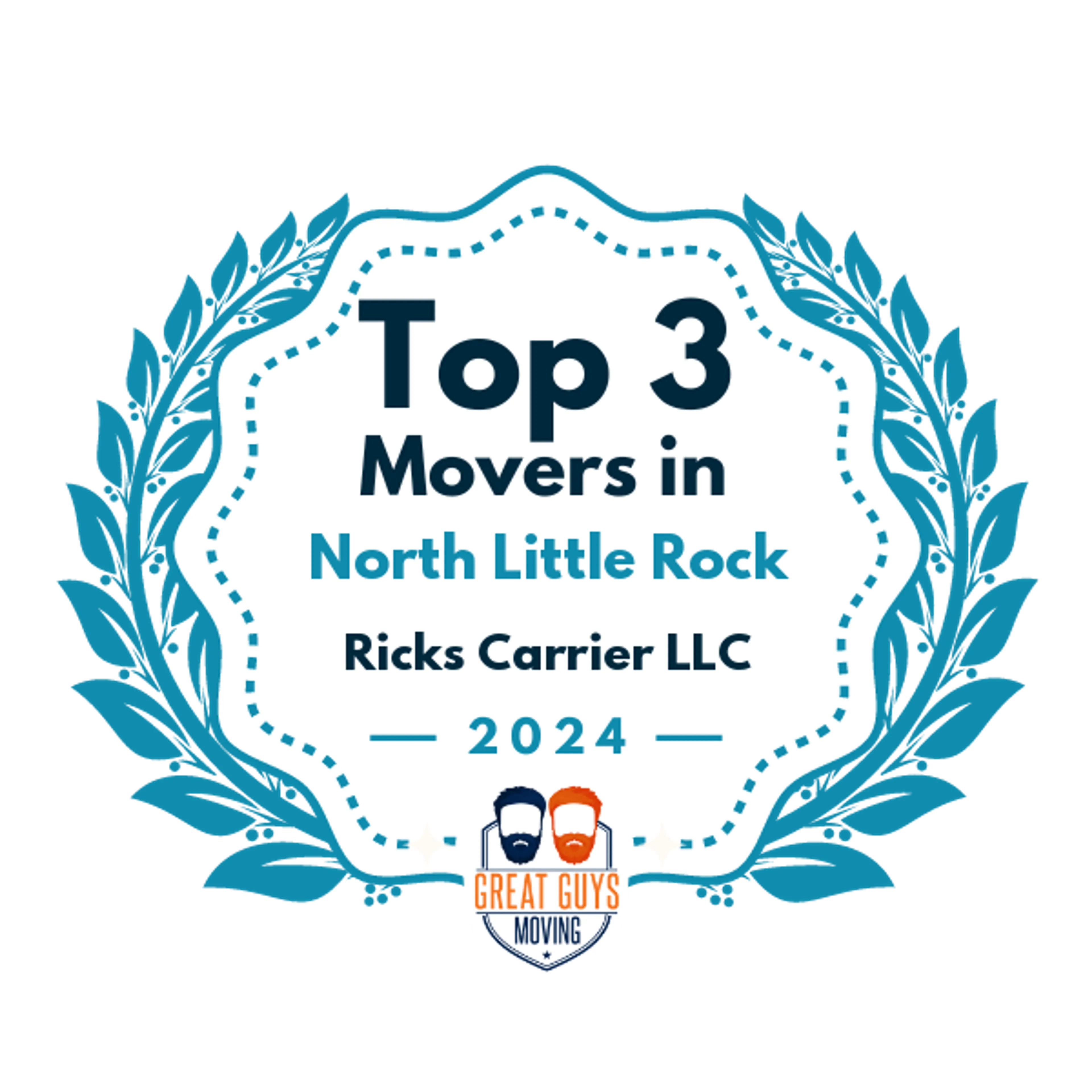 Top 3 Movers in North Little Rock, AR 2024 award