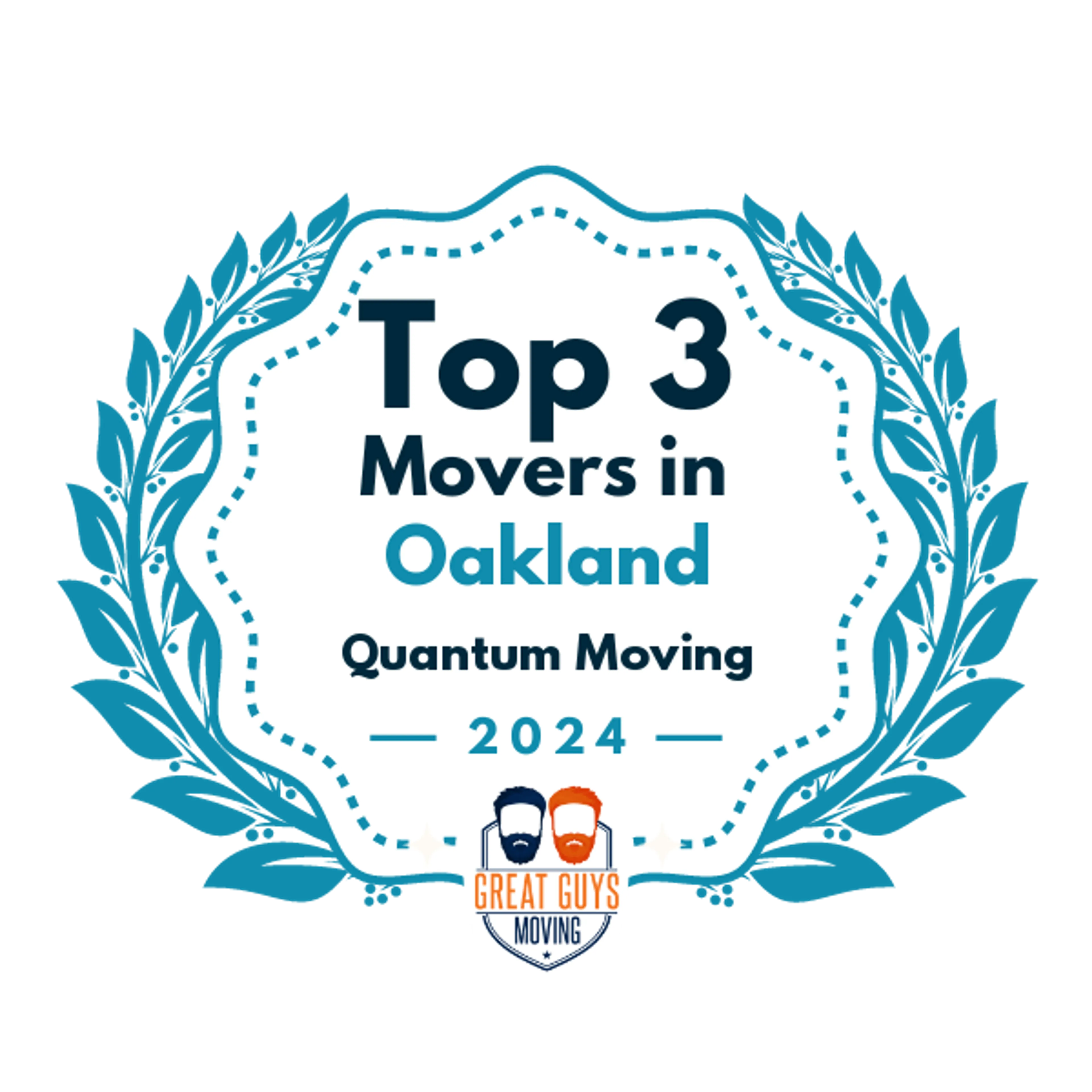 Top 3 Movers in Oakland, CA 2024 award