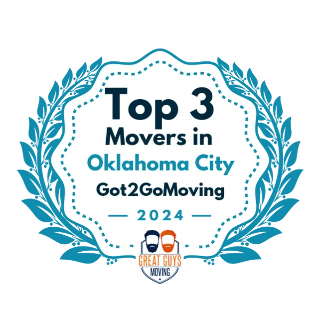 Top 3 Movers in Oklahoma City, OK 2024 award