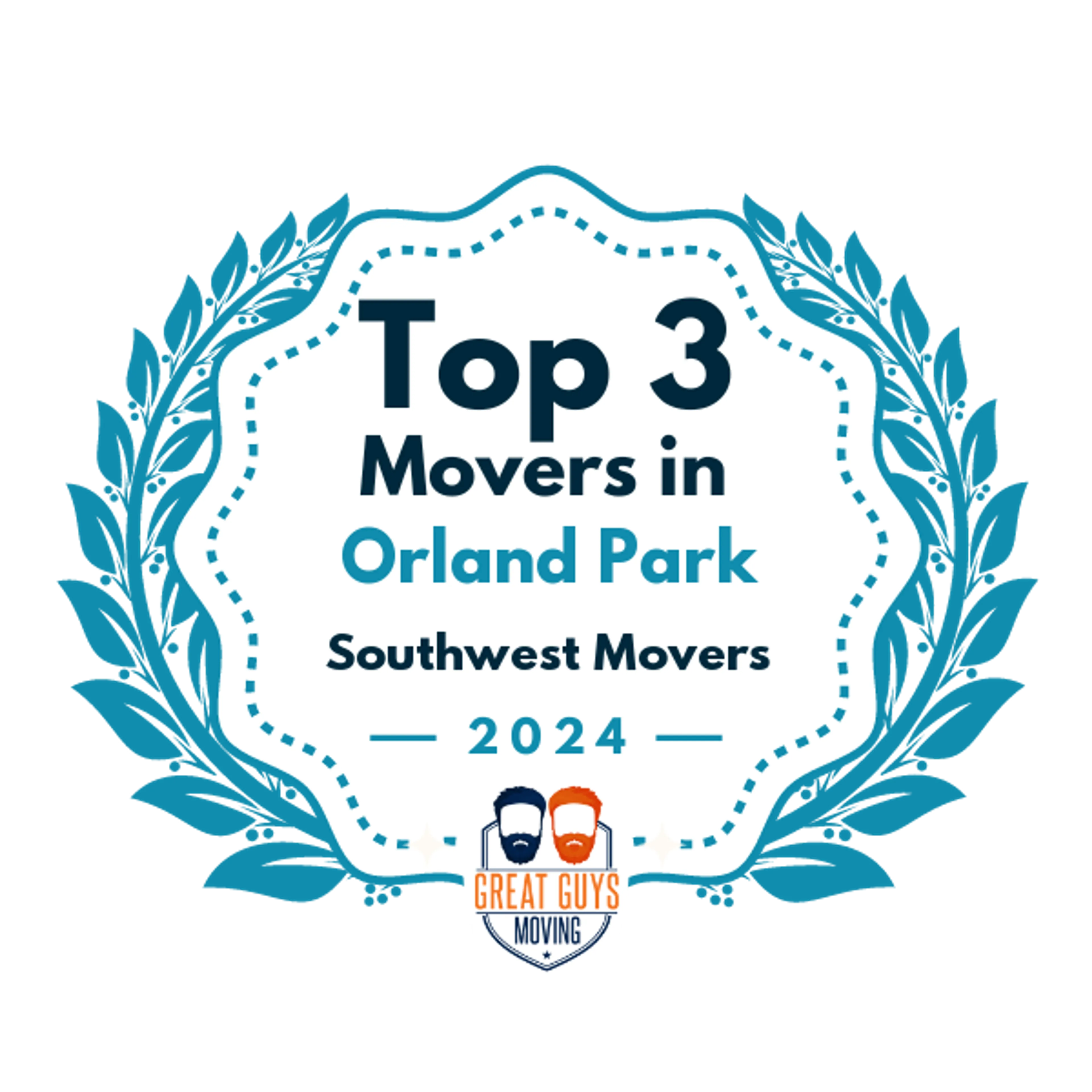 Top 3 Movers in Orland Park, IL 2024 award