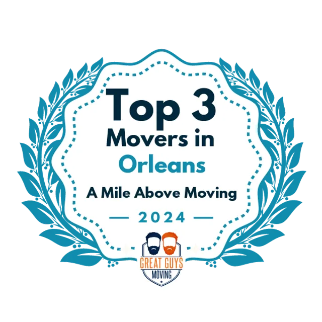 Top 3 Movers in Orleans, IN 2024 award