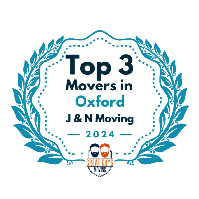 Top 3 Movers in Oxford, MS 2024 award