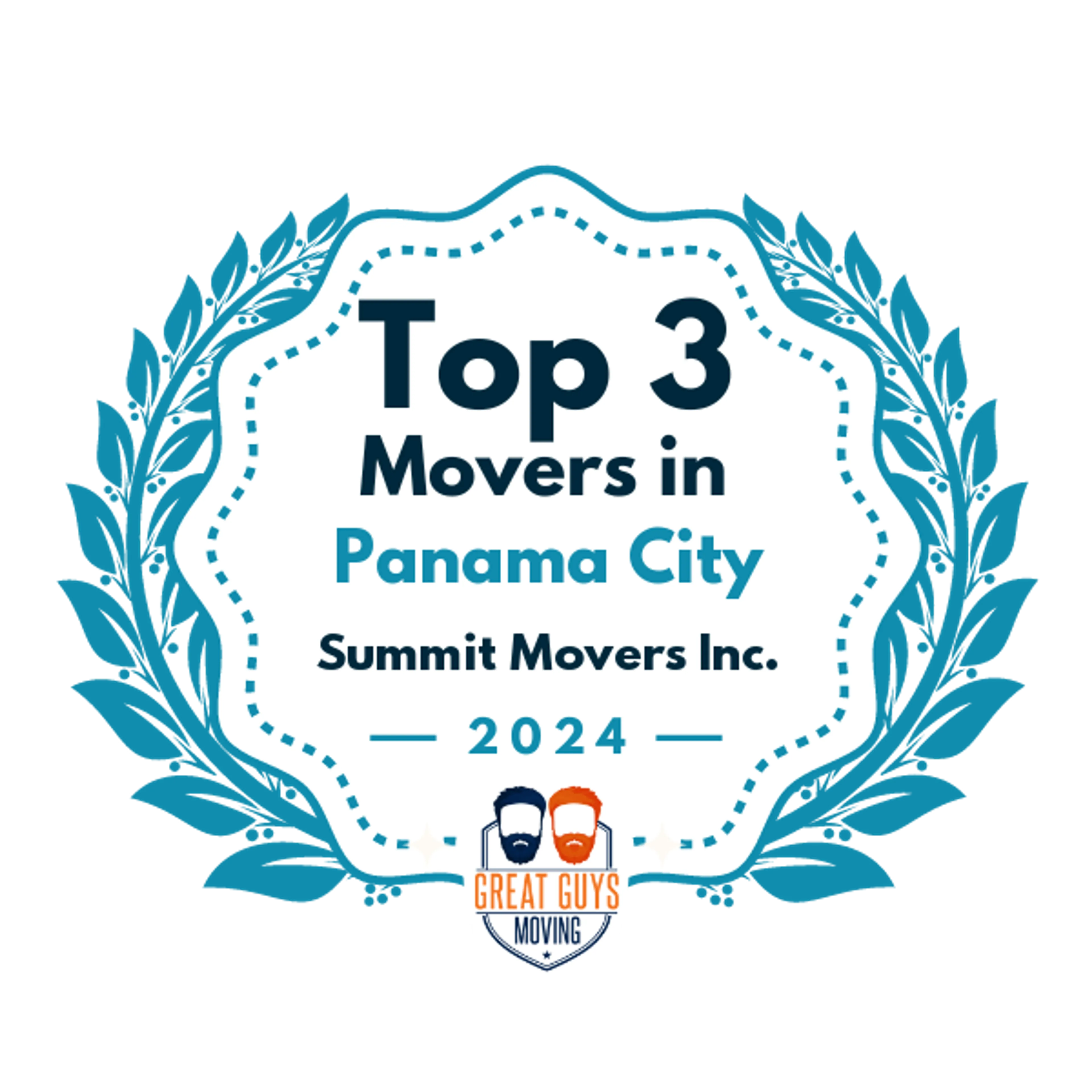 Top 3 Movers in Panama City, FL 2024 award