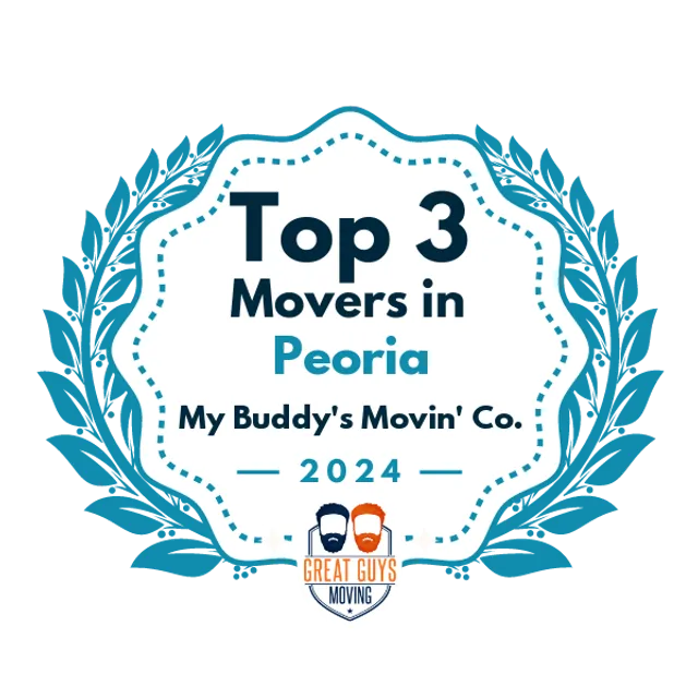 Top 3 Movers in Peoria, IL 2024 award