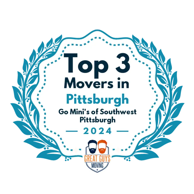 Top 3 Movers in Pittsburgh, PA 2024 award