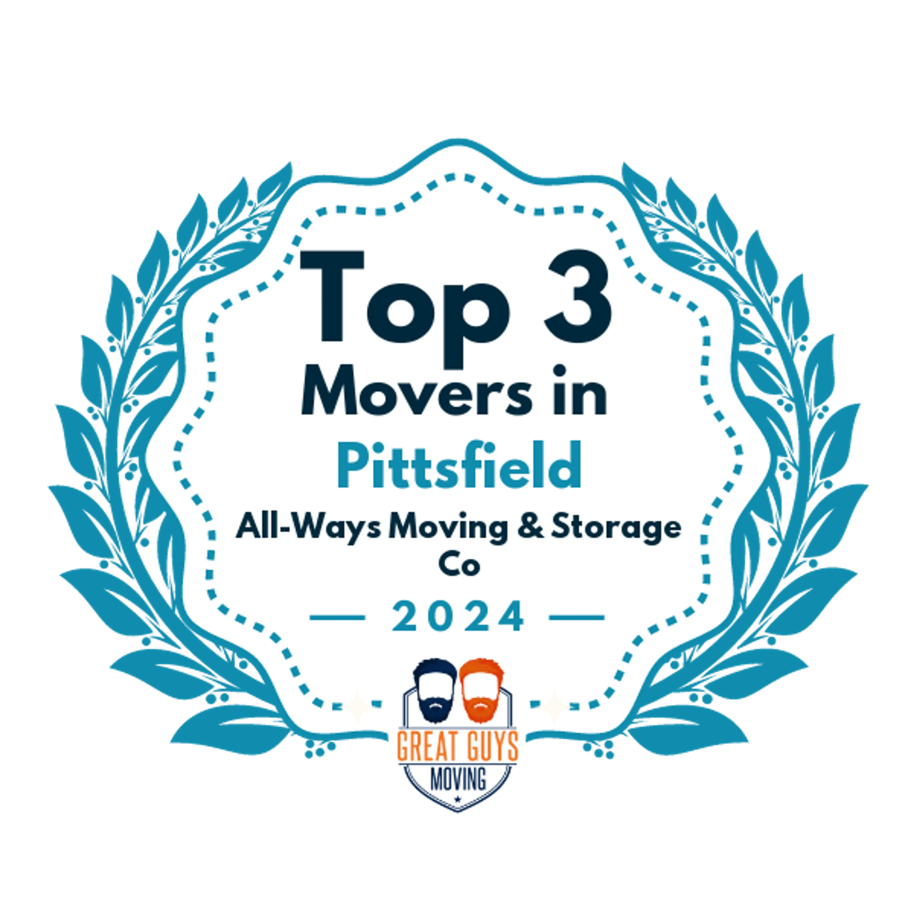Top 3 Movers in Pittsfield, MA 2024 award