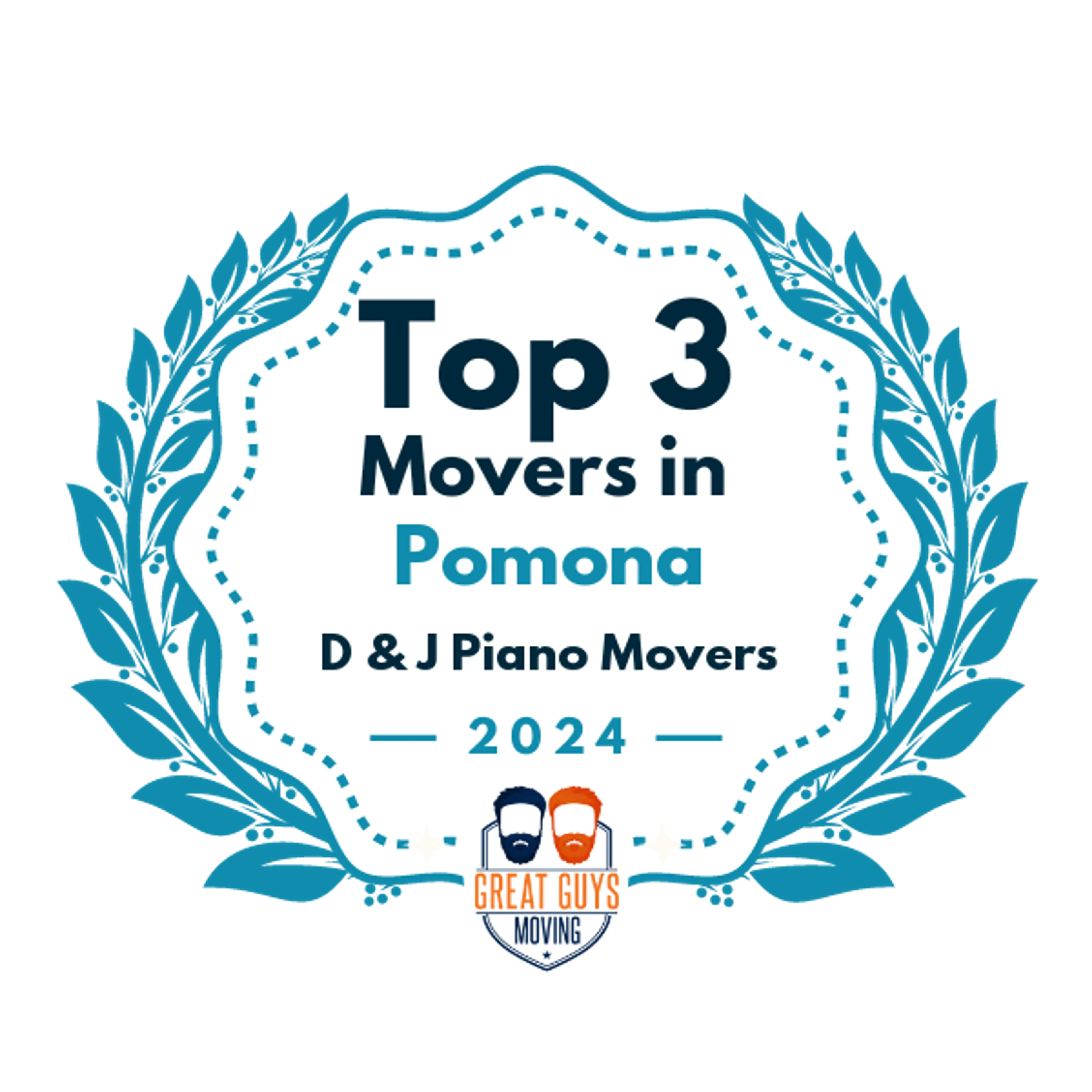 Top 3 Movers in Pomona, CA 2024 award