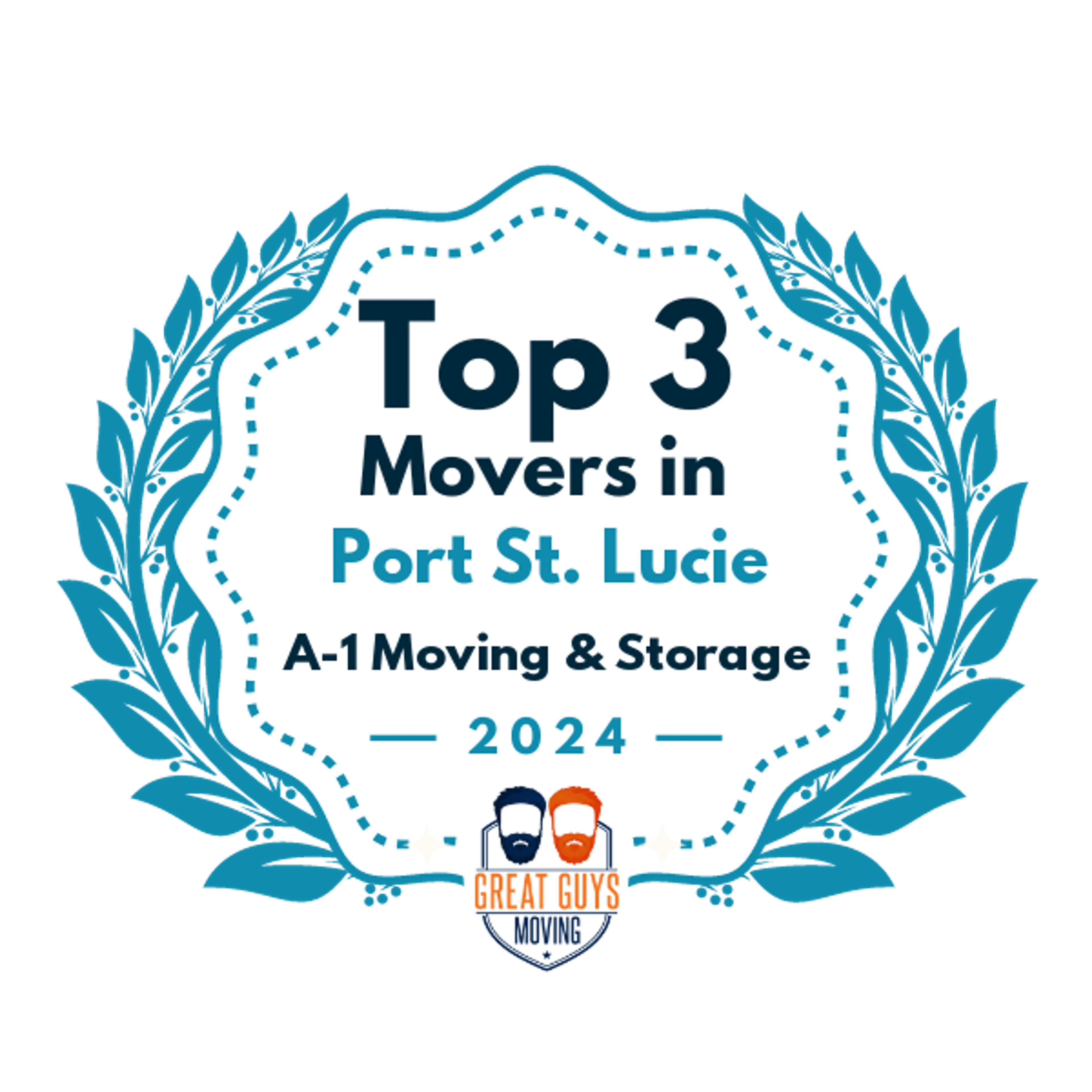 Top 3 Movers in Port St. Lucie, FL 2024 award