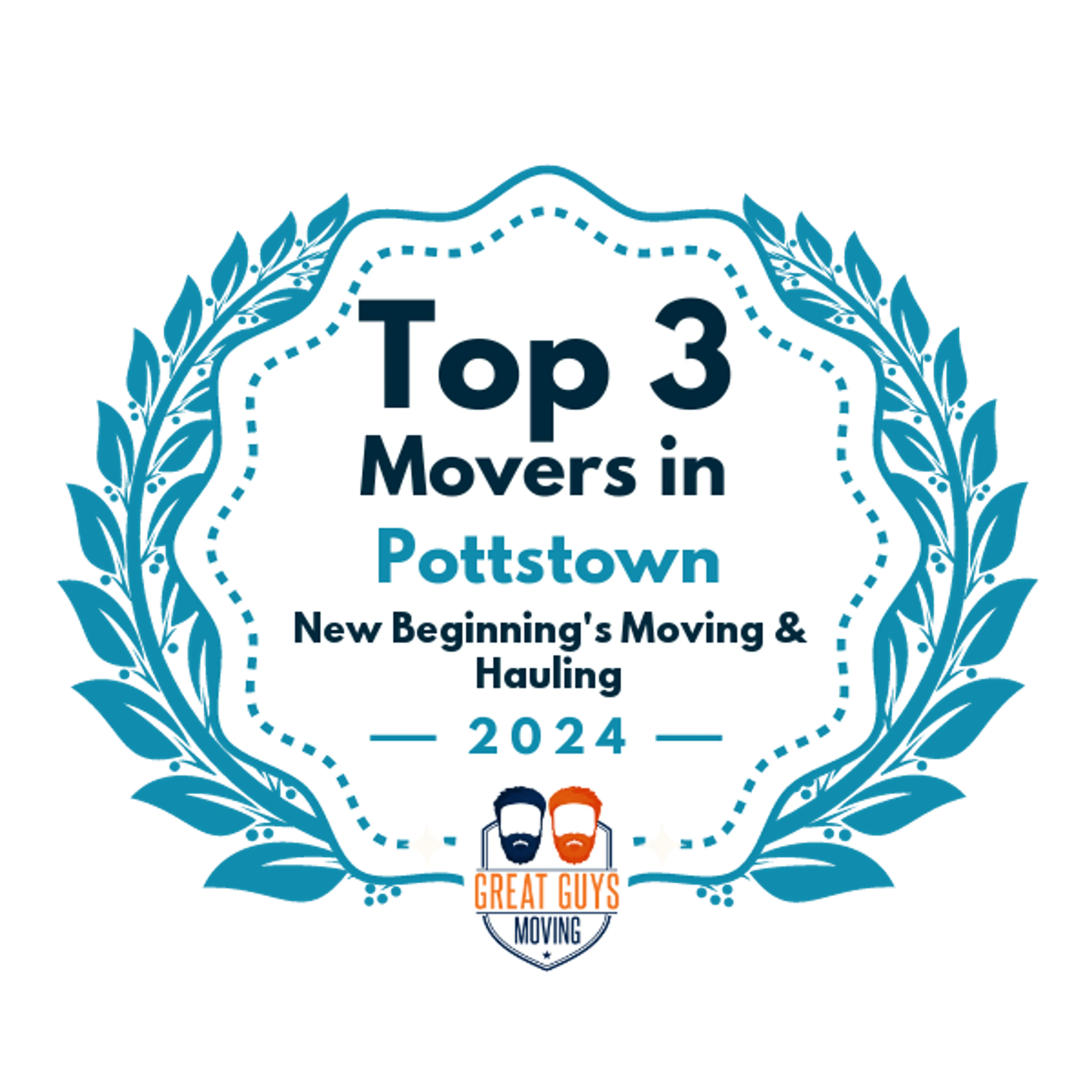 Top 3 Movers in Norristown, PA 2024 award