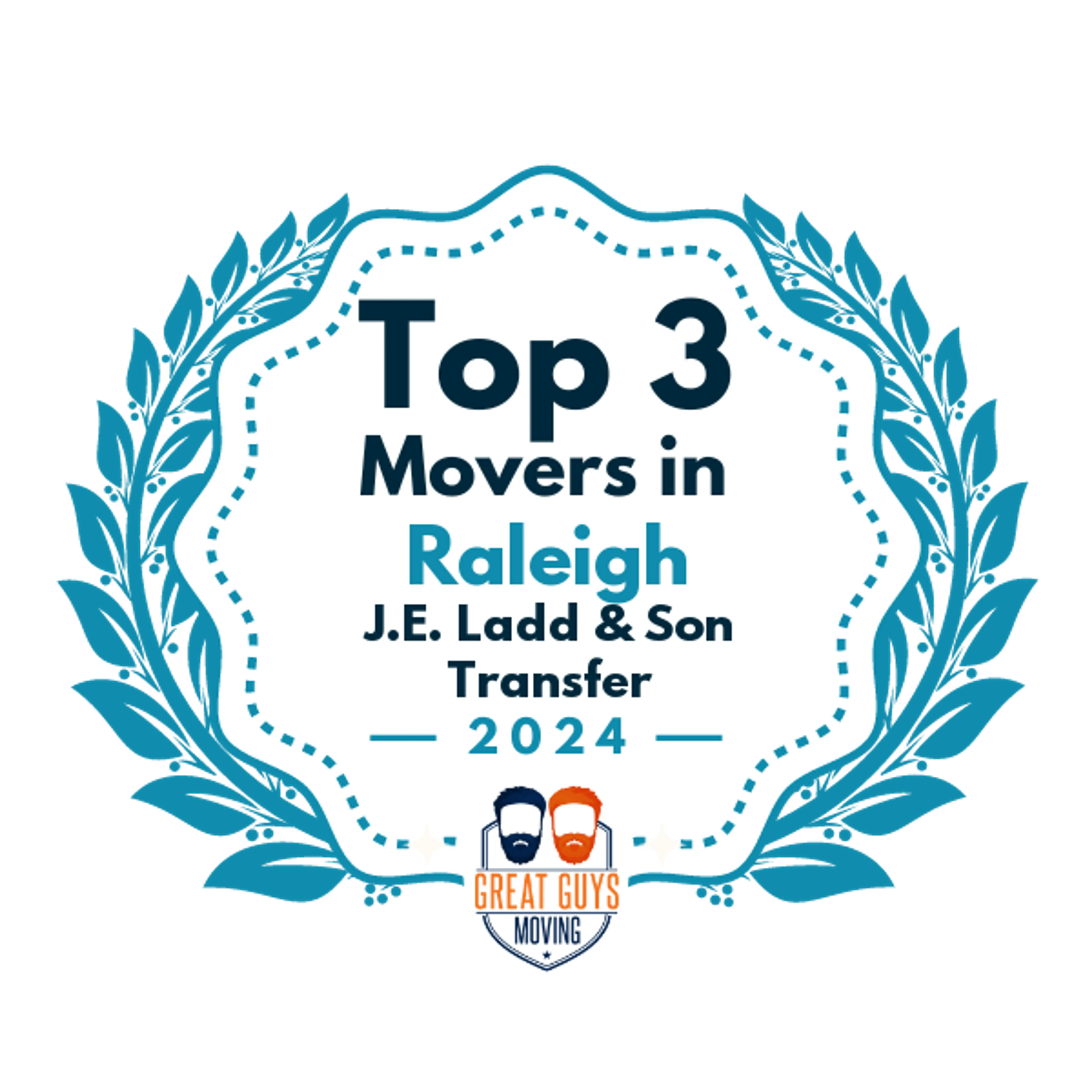 Top 3 Movers in Raleigh, NC 2024 award