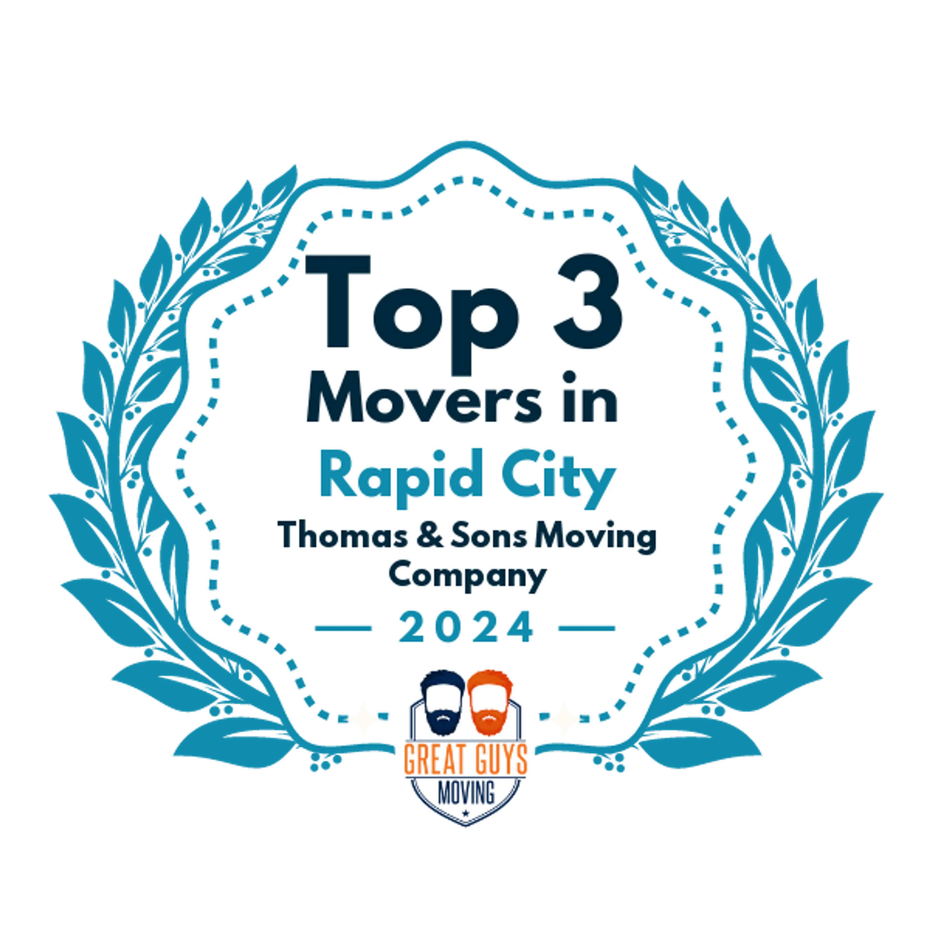 Top 3 Movers in Rapid City, SD 2024 award