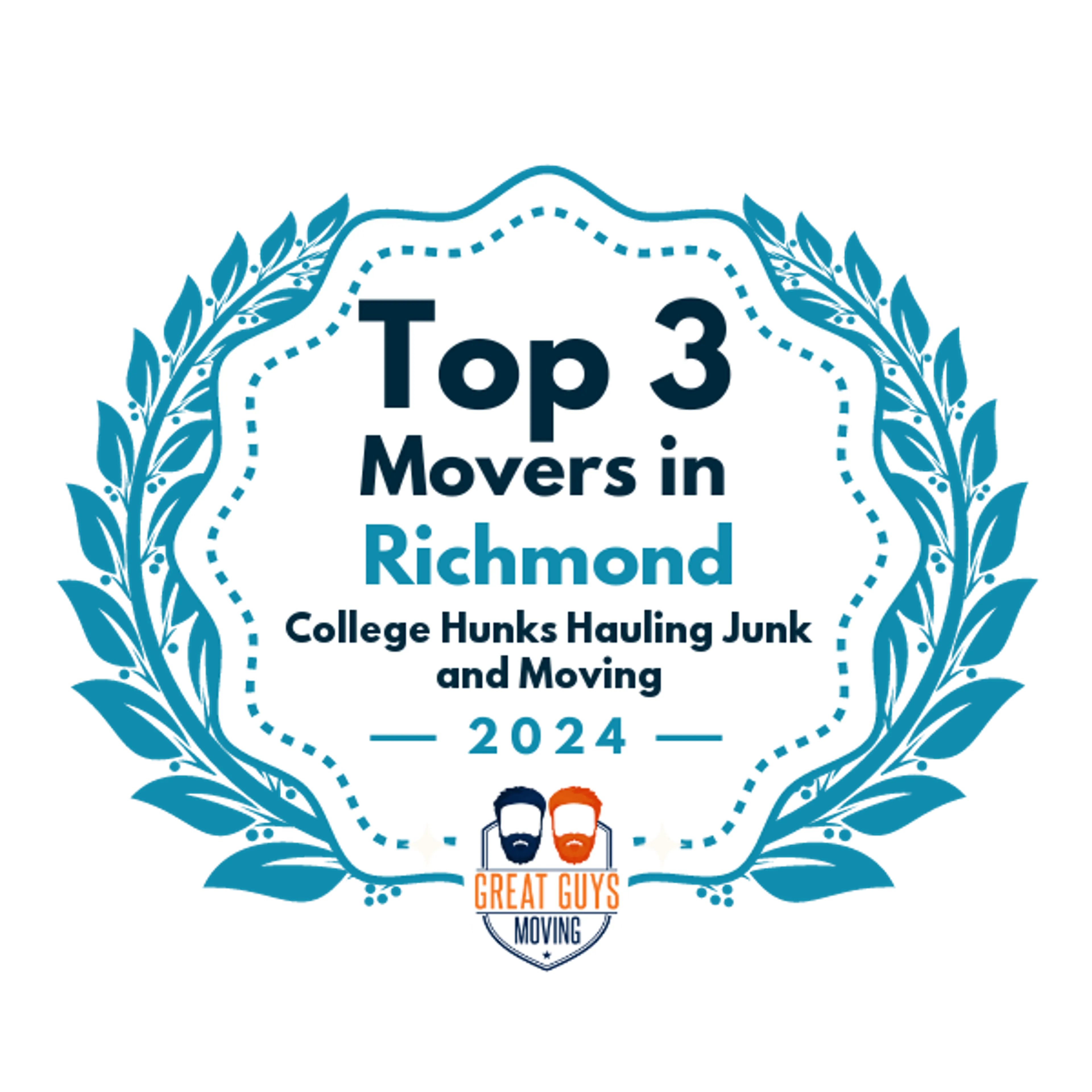 Top 3 Movers in Richmond, VA 2024 award