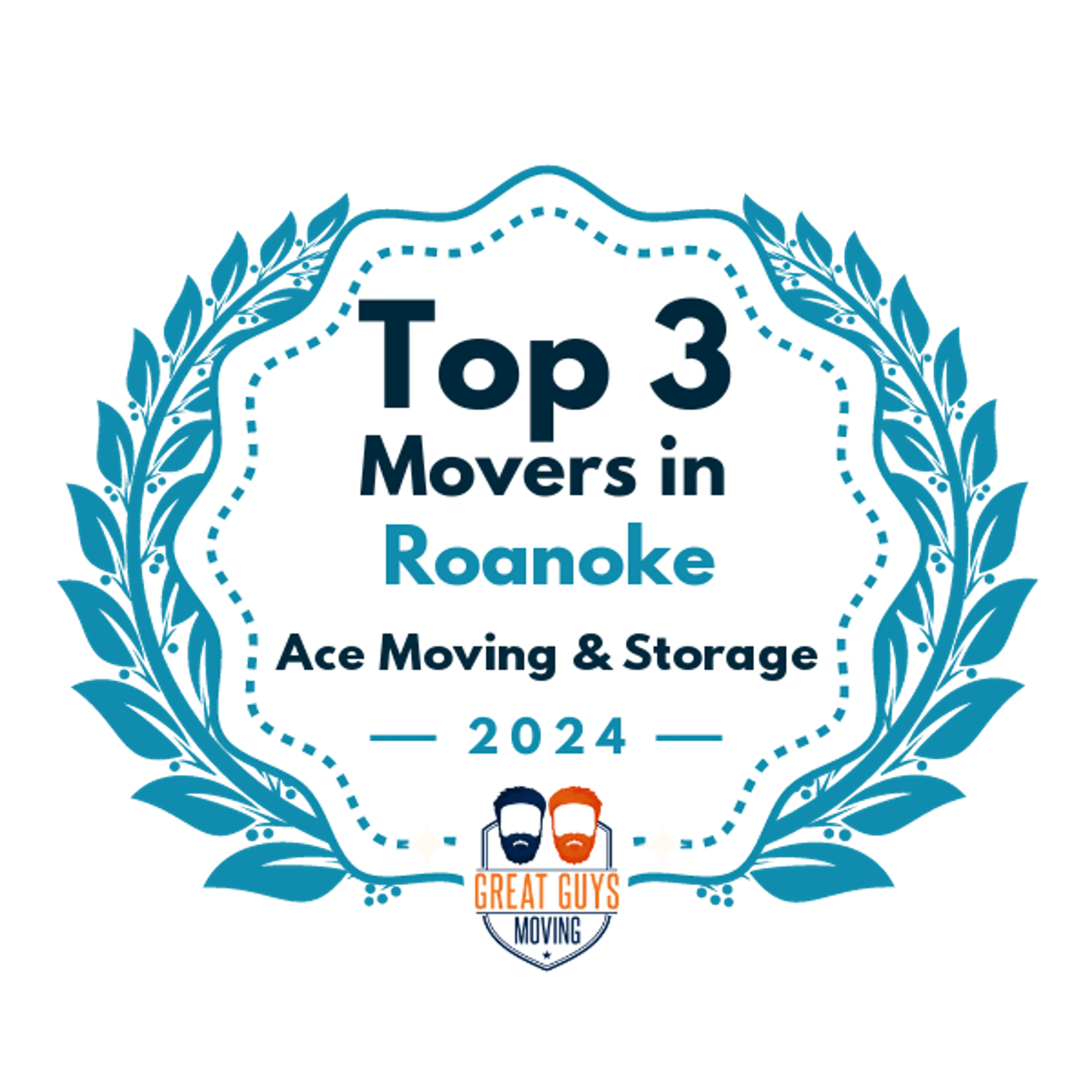 Top 3 Movers in Roanoke, VA 2024 award
