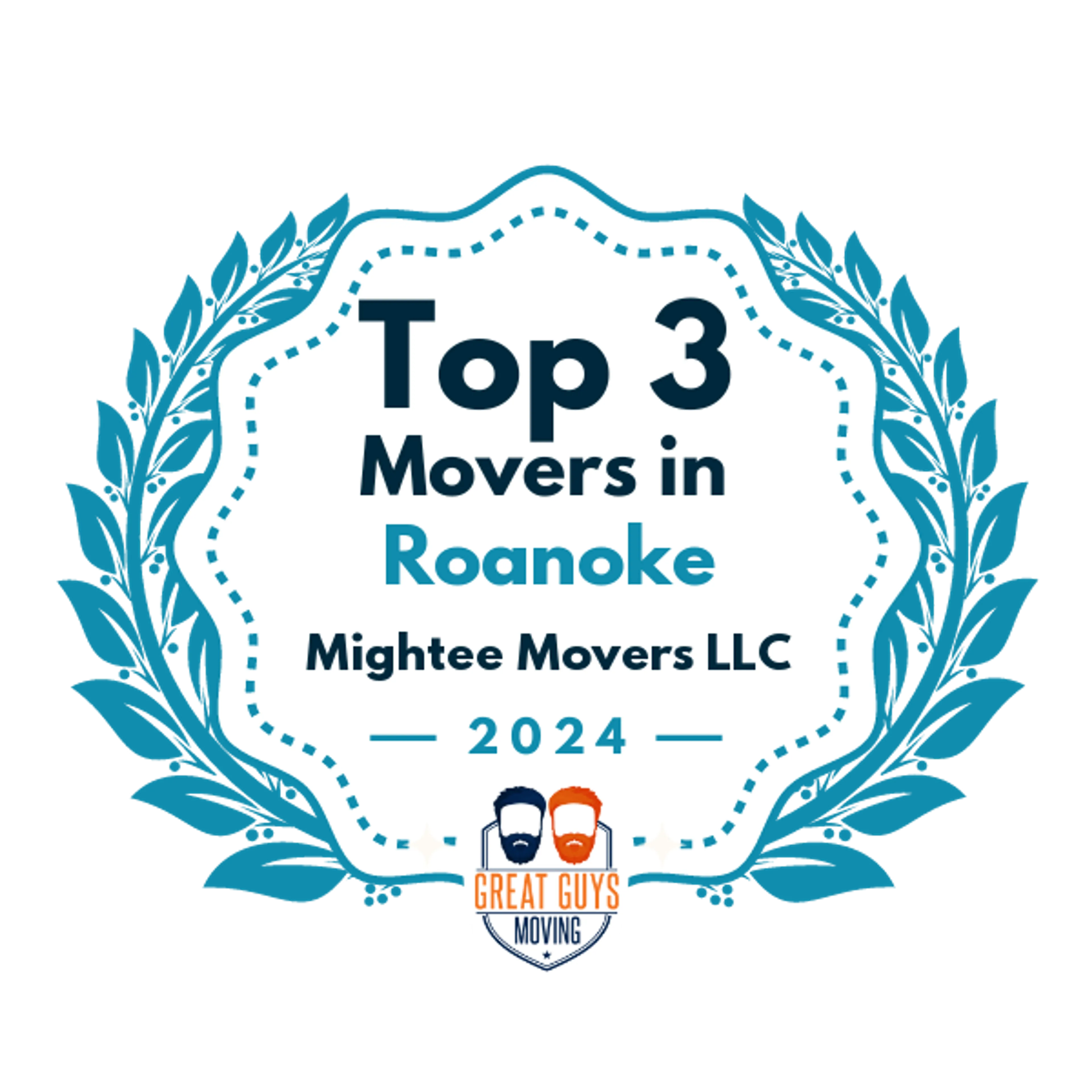 Top 3 Movers in Roanoke, VA 2024 award