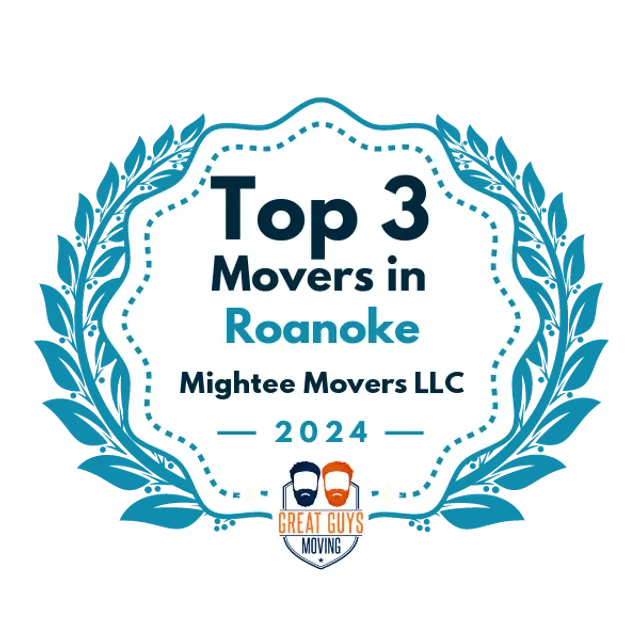 Top 3 Movers in Roanoke, VA 2024 award